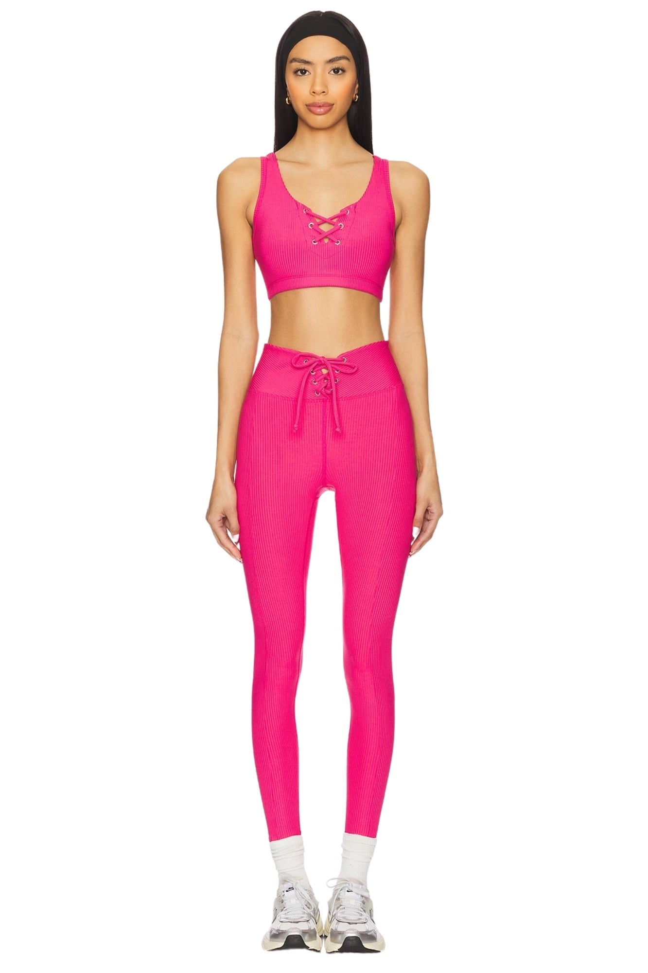 FOOTBALL RIBBED MAGENTA SET