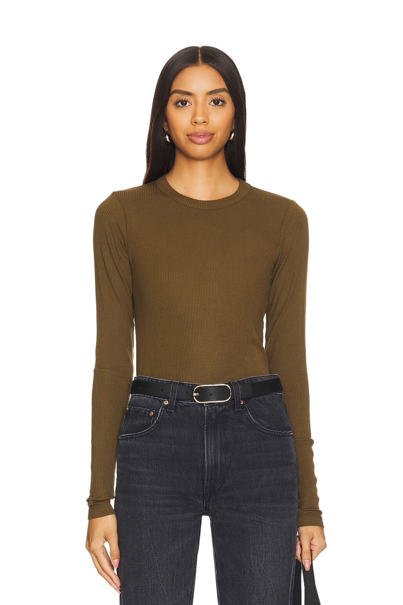 BAILEY LONG SLEEVE CREWNECK TOP IN ADMIRAL