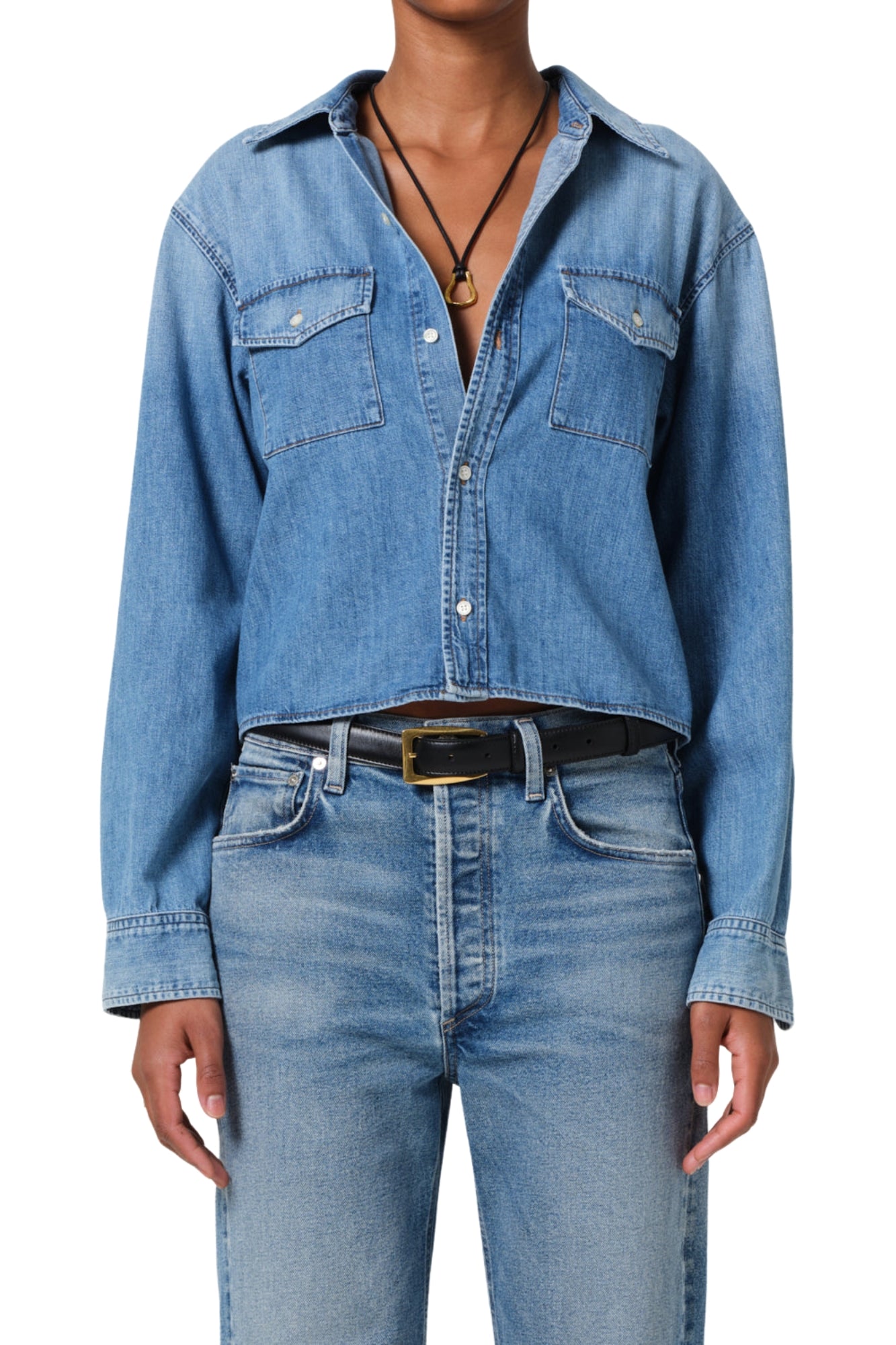 BABY SHAY CROPPED CAROLINA SHIRT