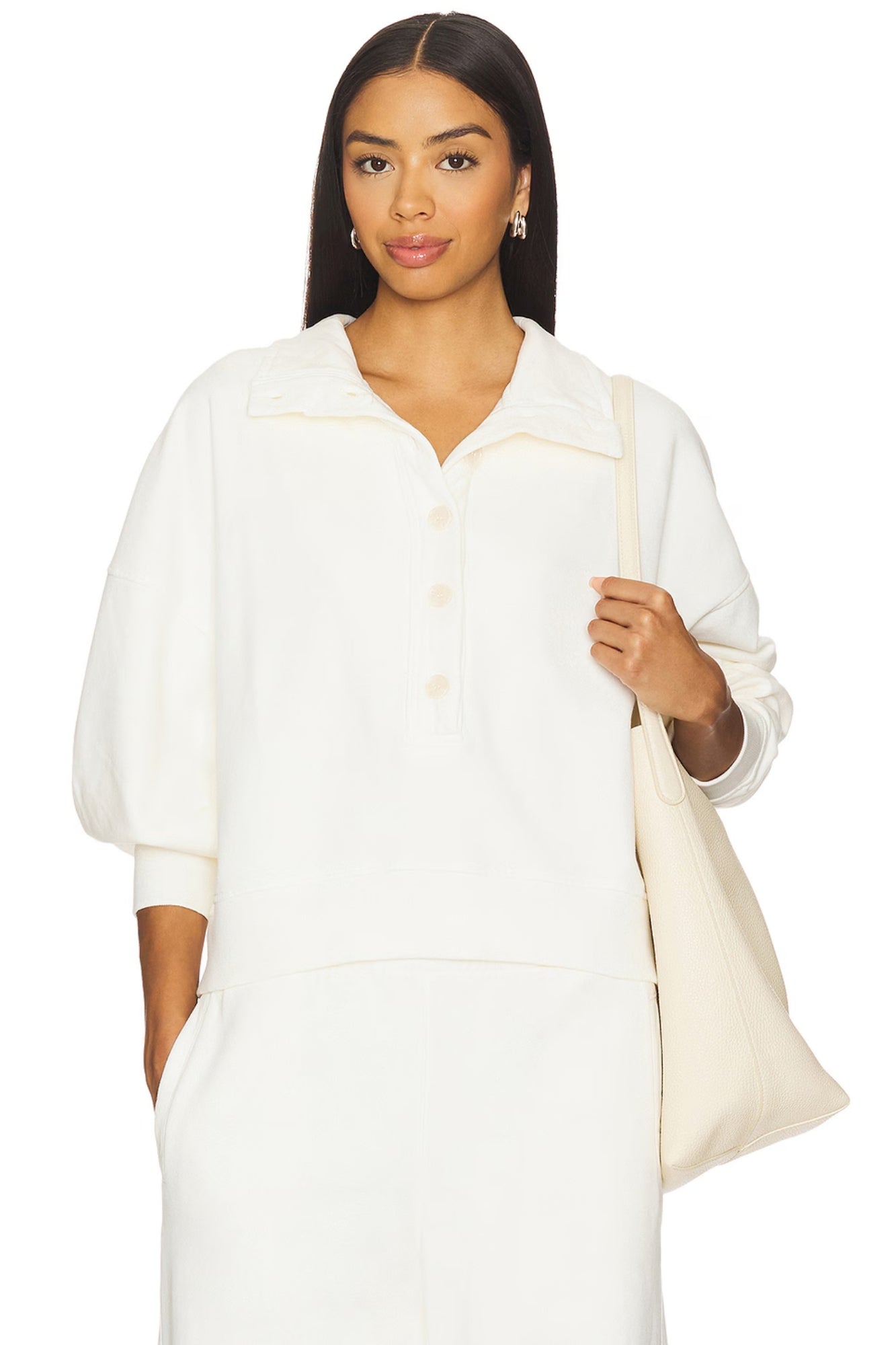 MIRELLE FUNNEL NECK SWEATER IN PASHMINA