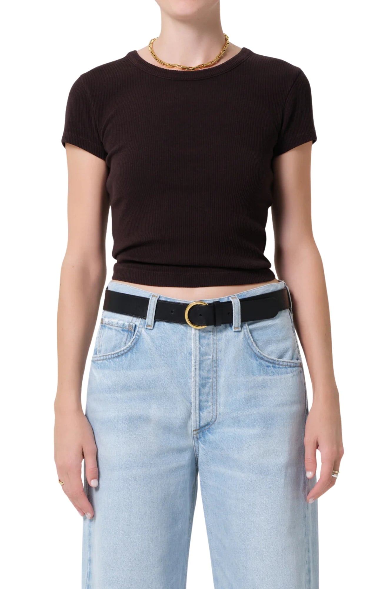NELLO TEE IN CHOCOLATE