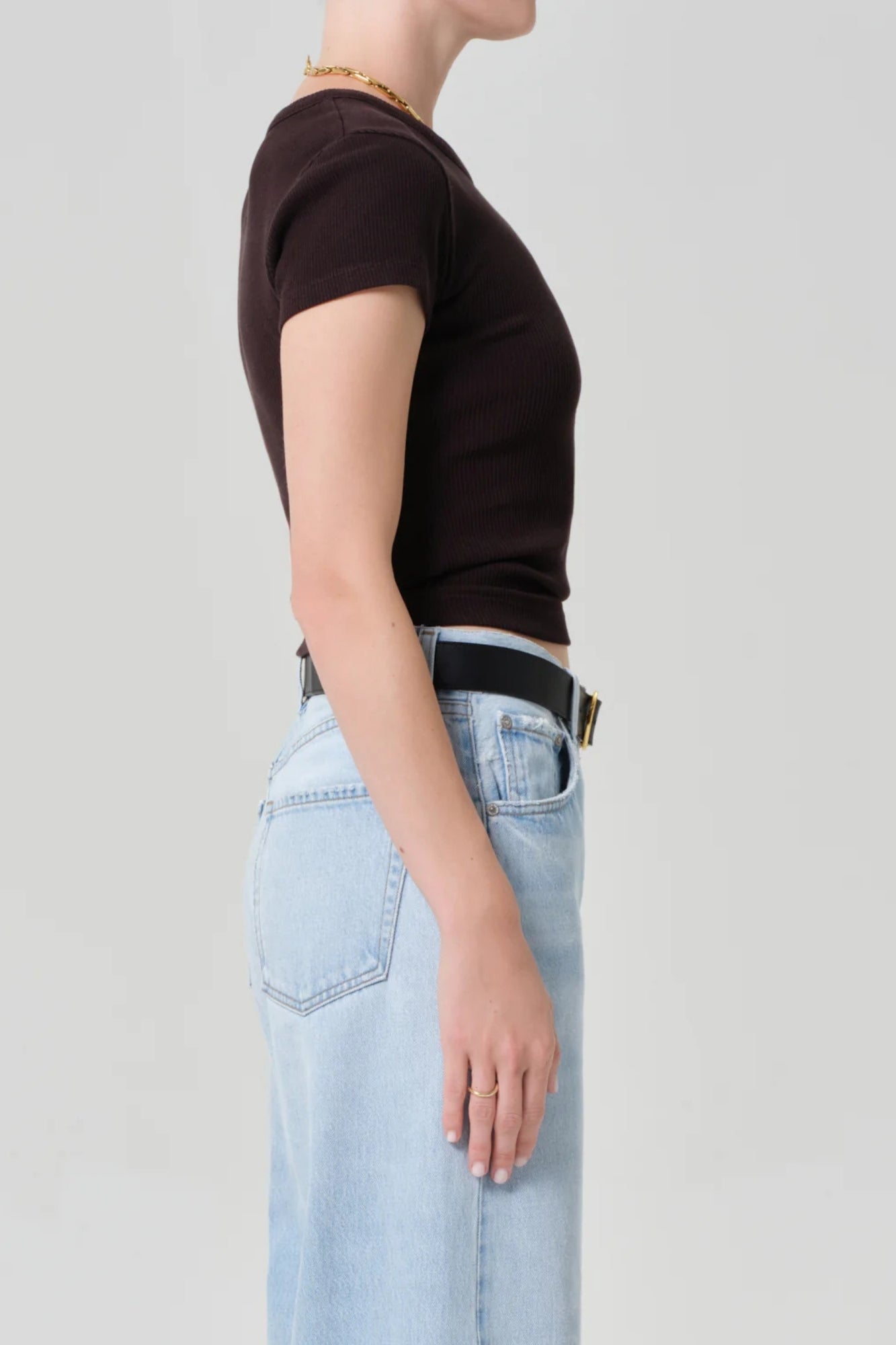 NELLO TEE IN CHOCOLATE