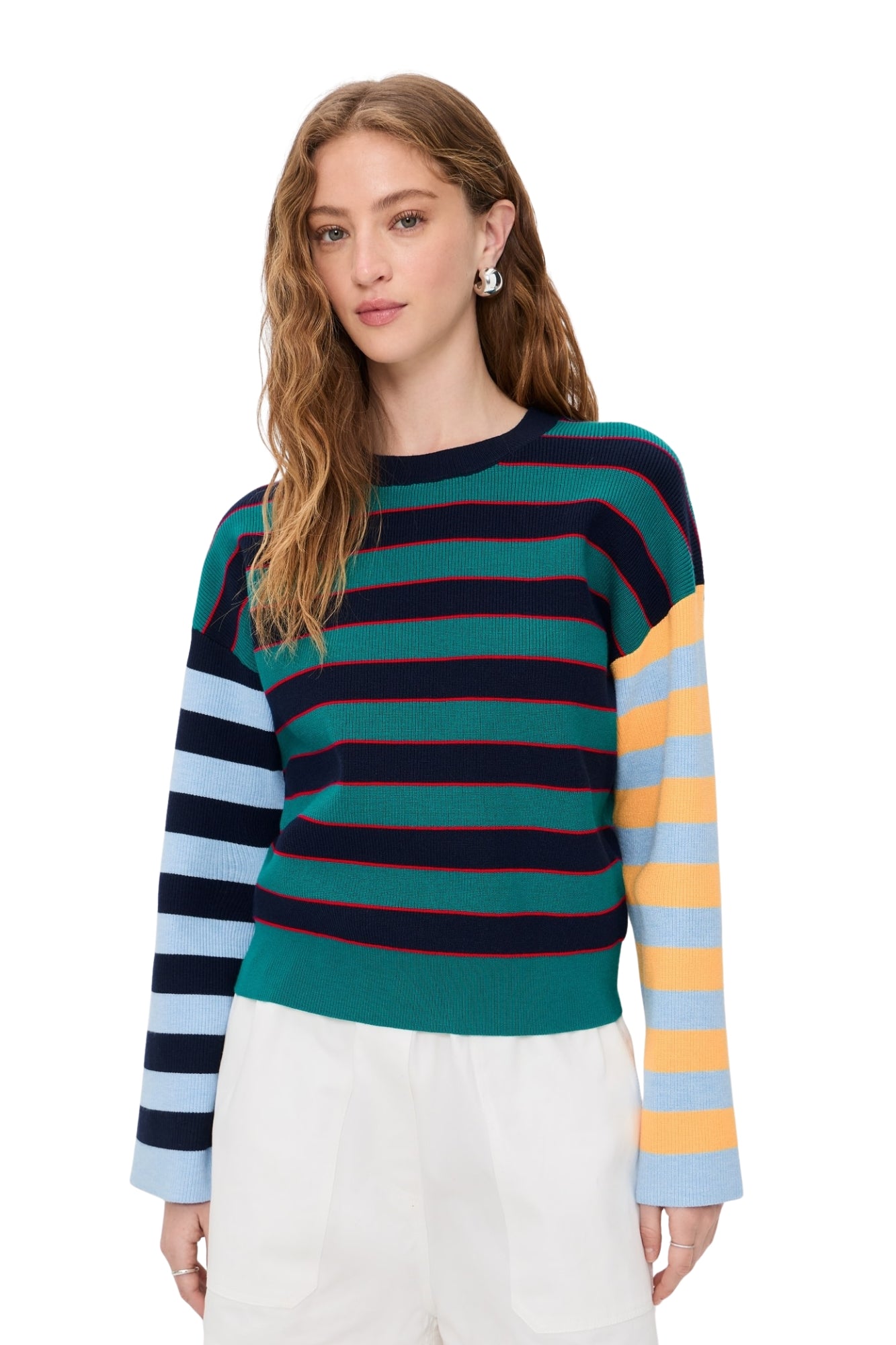 STRIPED KNIT SWEATER