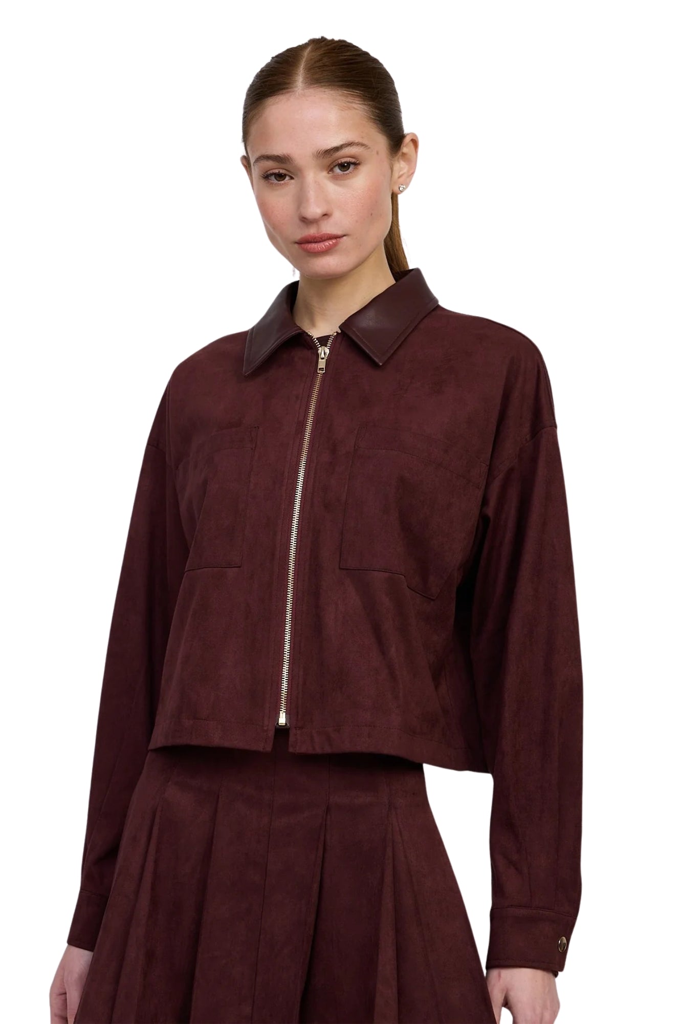 DELPHINE PLUM BROWN JACKET