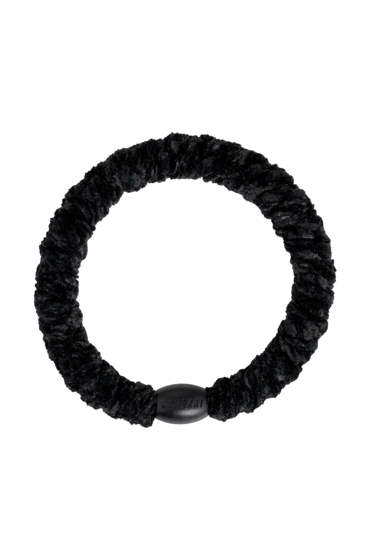 VELVET BLACK HAIR TIE