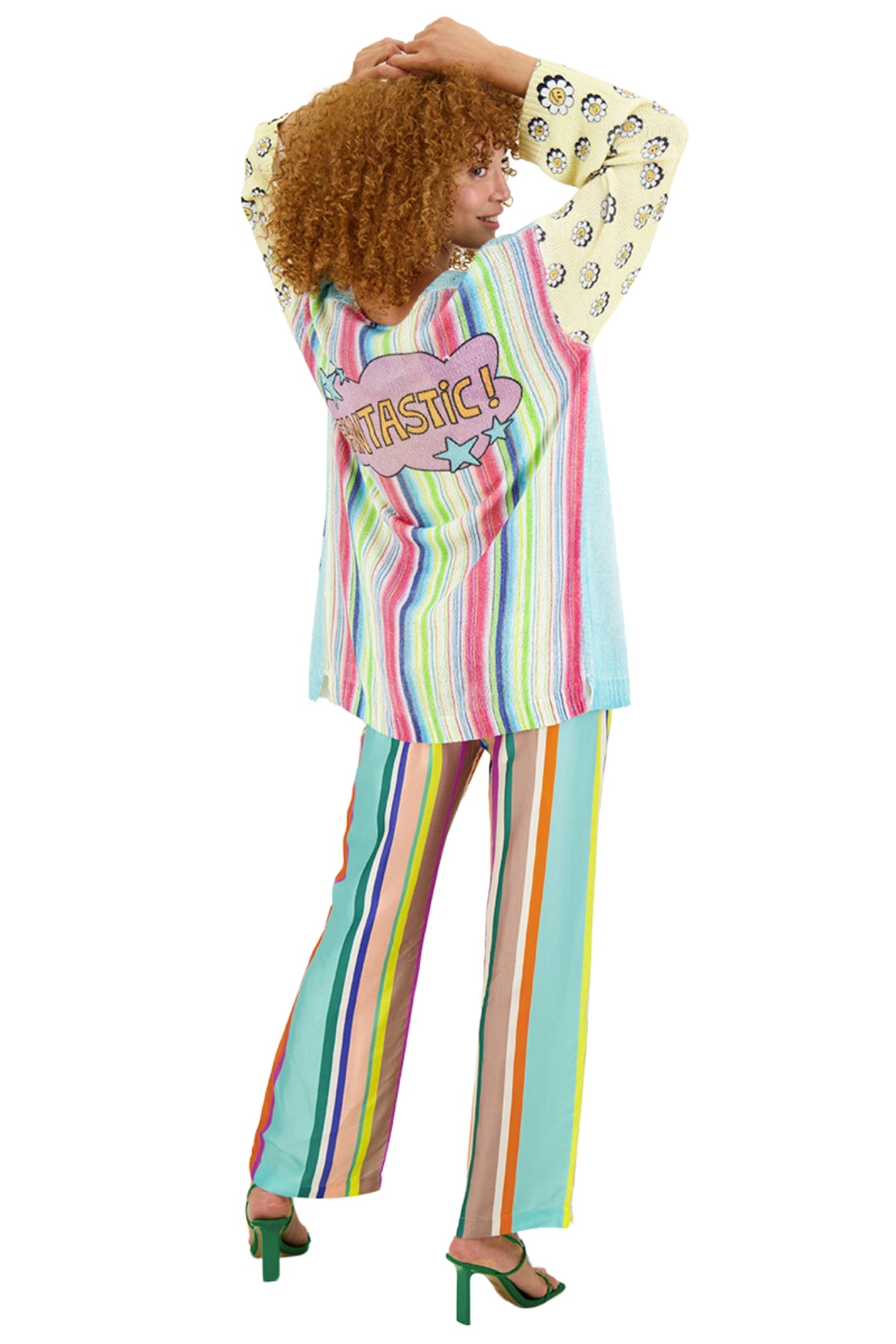 VICTORIA LINEPRINTED FANTASTIC 632 CARDIGAN