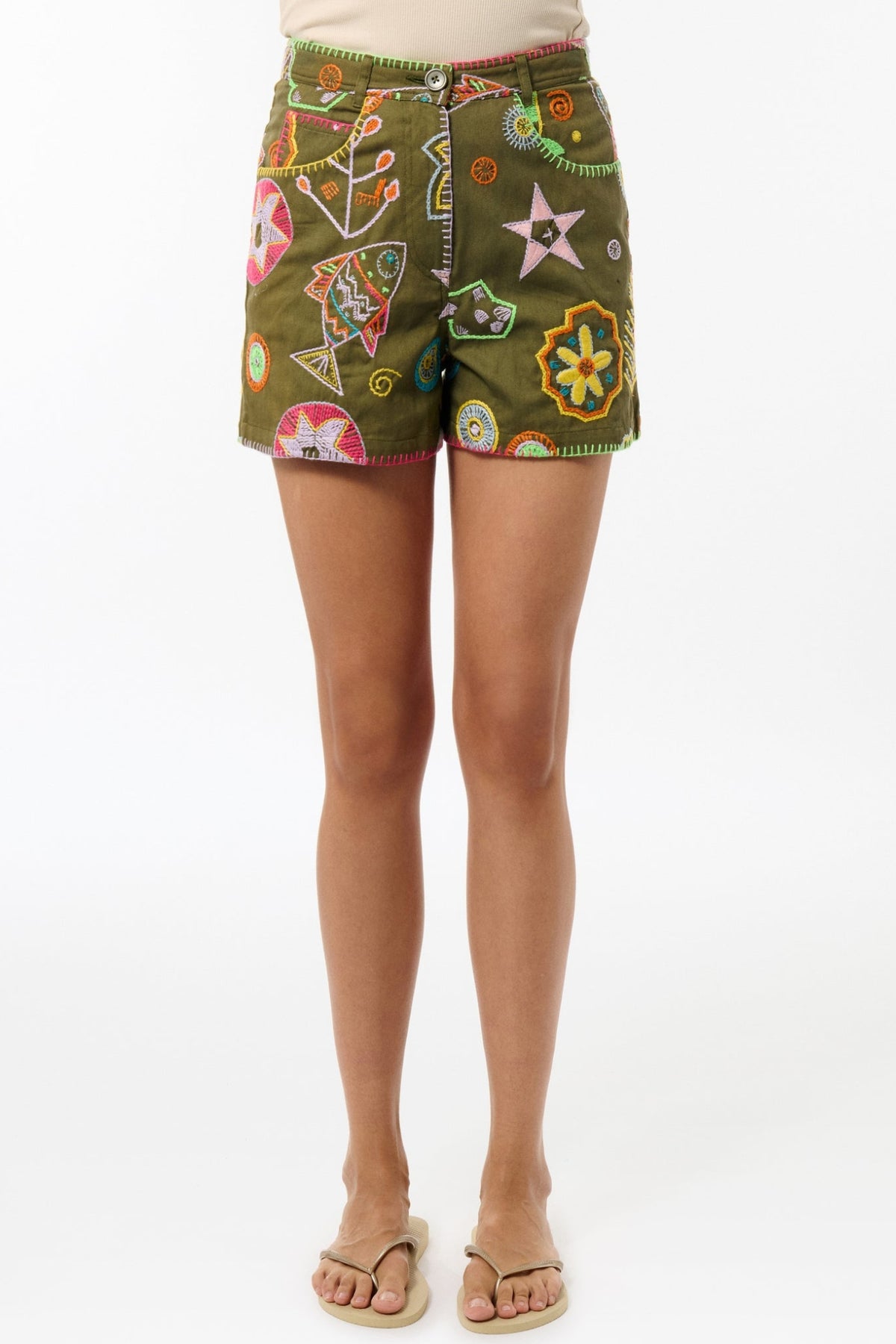 SHORTS ESSAQUIRA KAKI