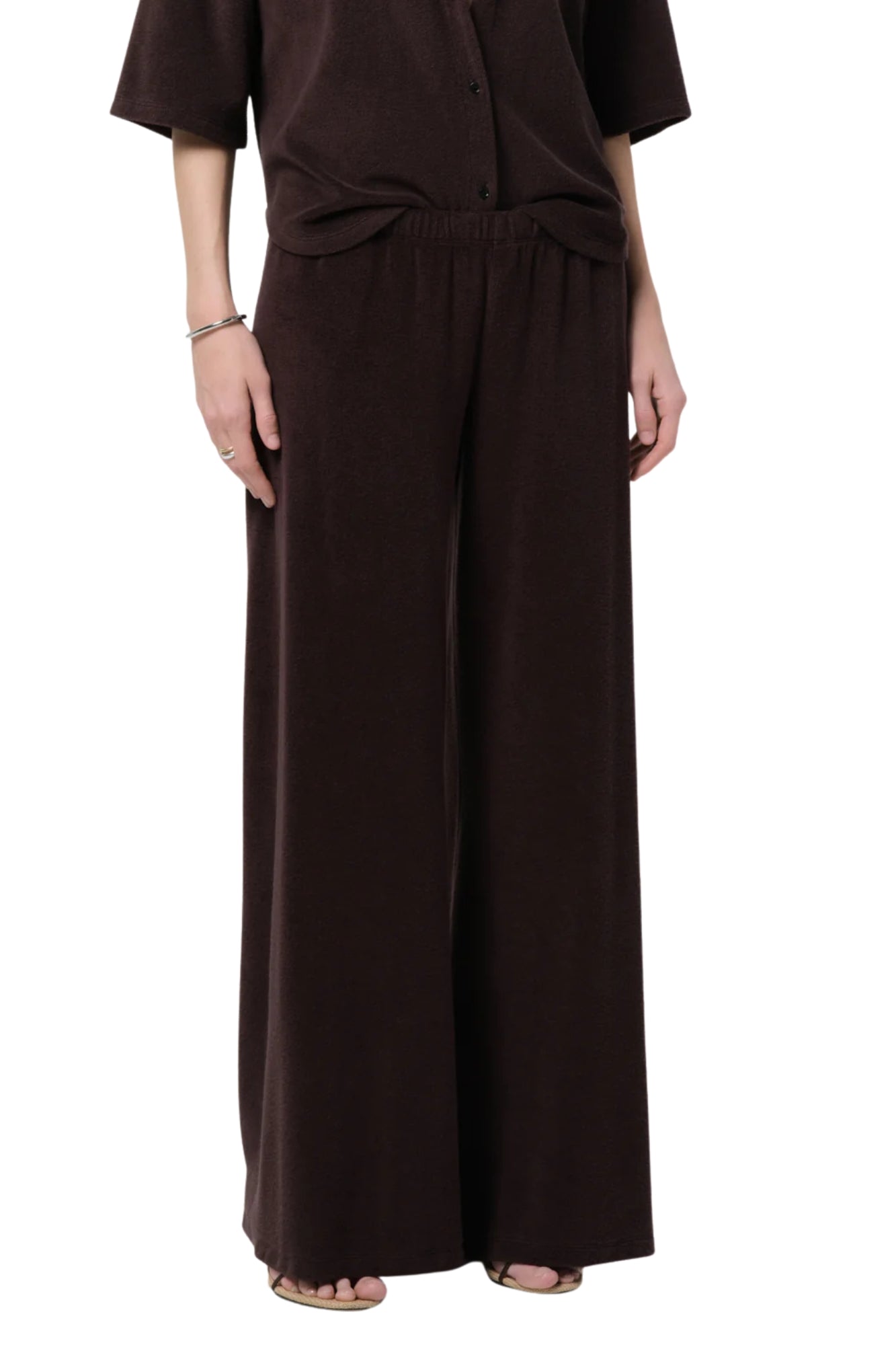 NORA PULL ON PANT IN CHOCOLATE