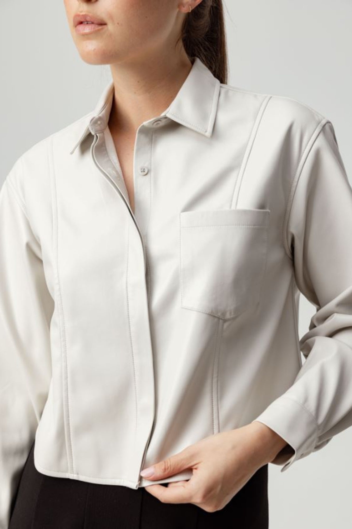 WILLA ALABASTER SHIRT