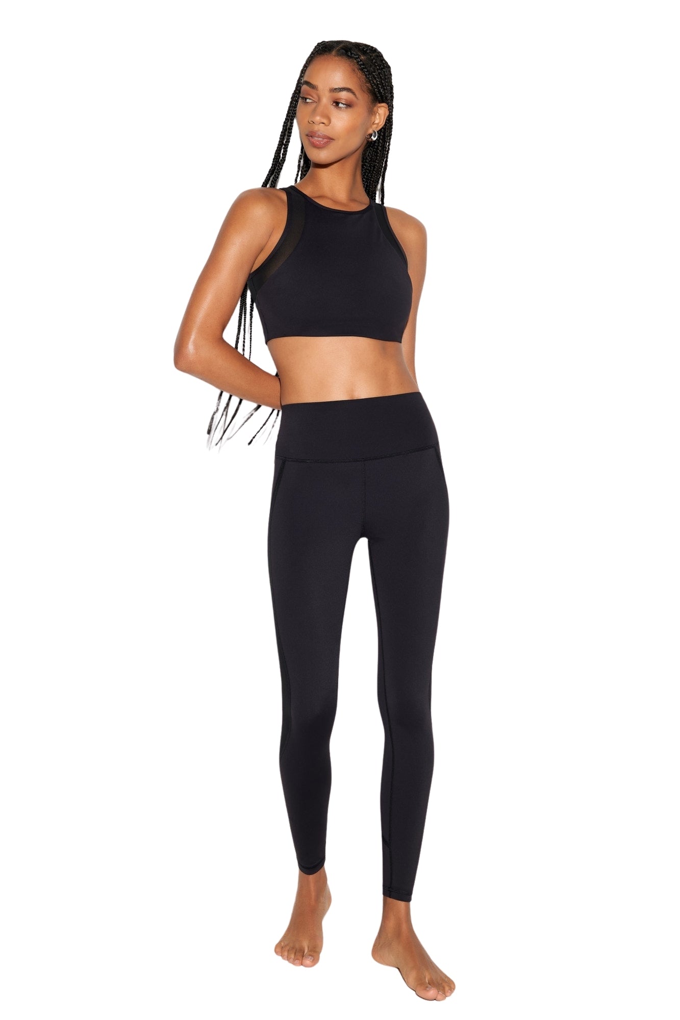 STEVIE GIGI LONGLINE BLACK SET