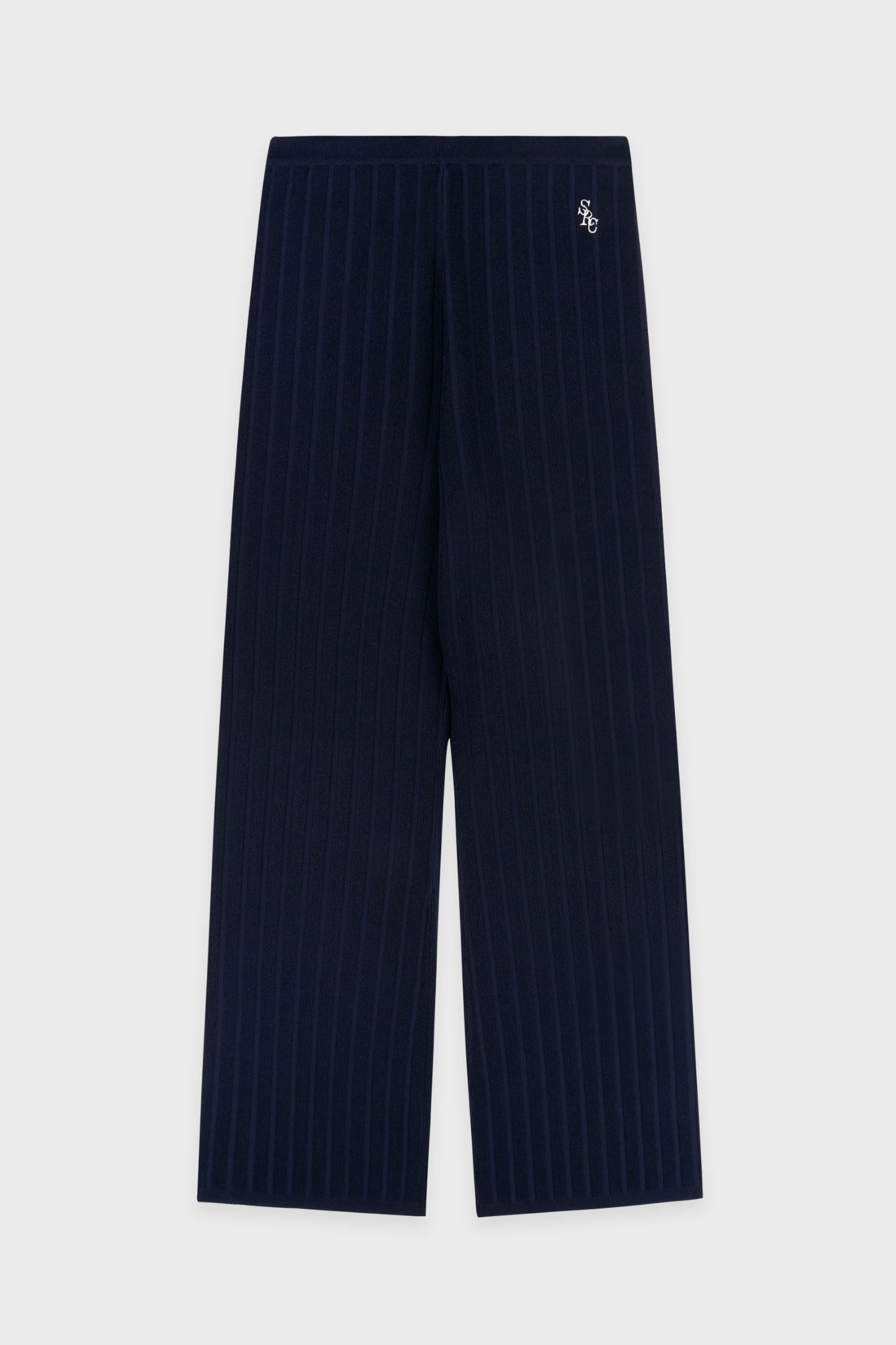 SRC RIBBED DARK NAVY TROUSER