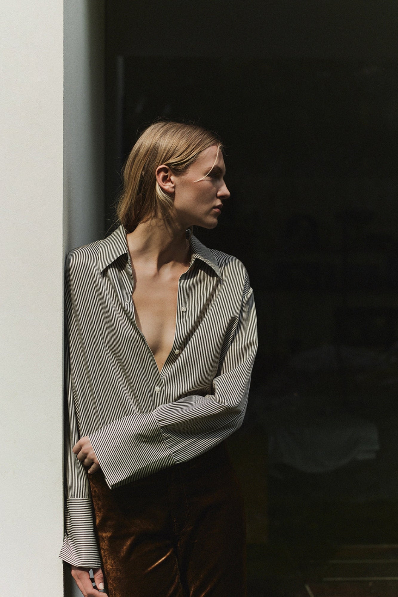 CAMILIA SHIRT IN VENETIAN STRIPE