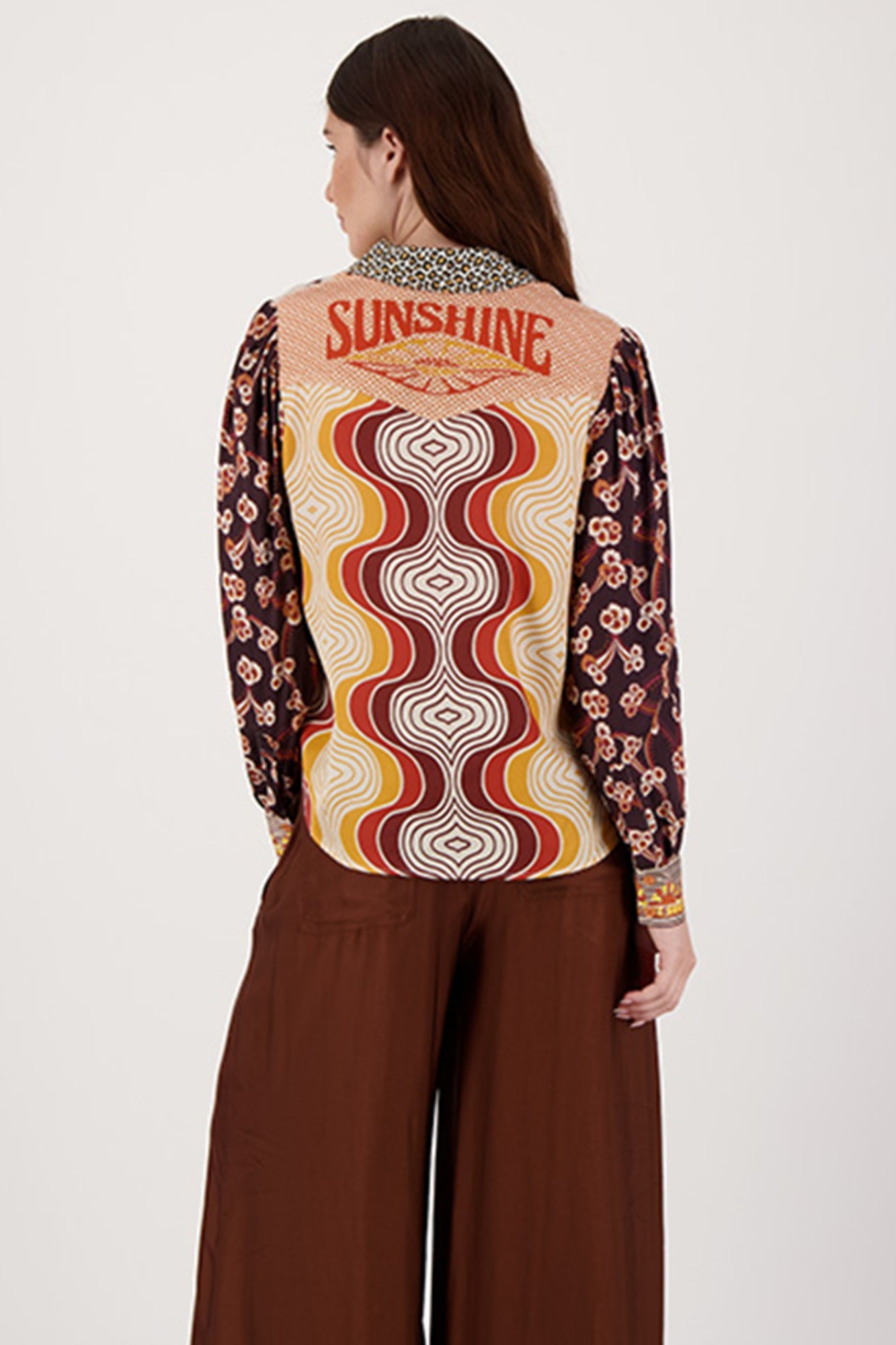 GRACE SUNSET CROPPED SHIRT