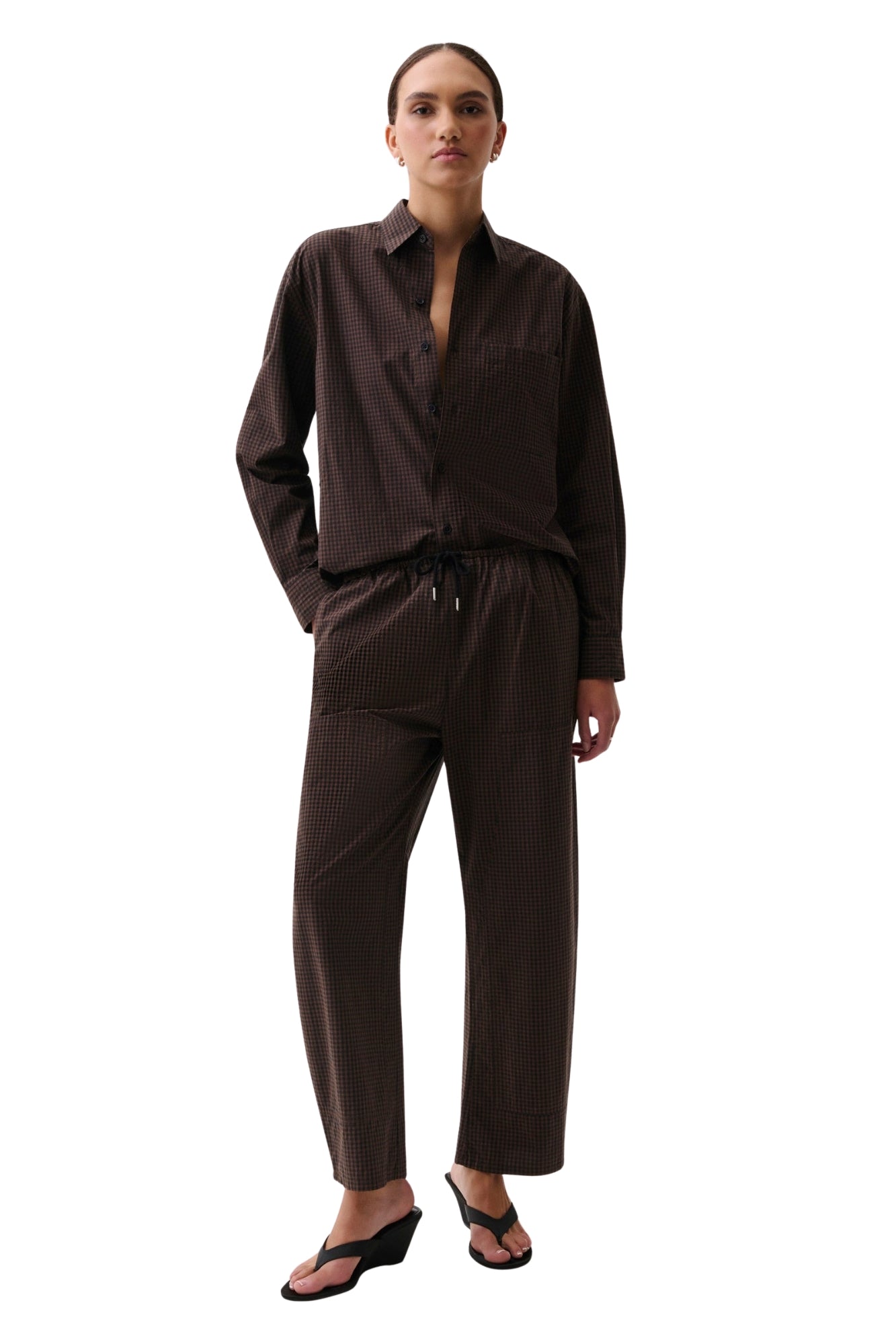 MILA WRAP SET IN HOT TODDY