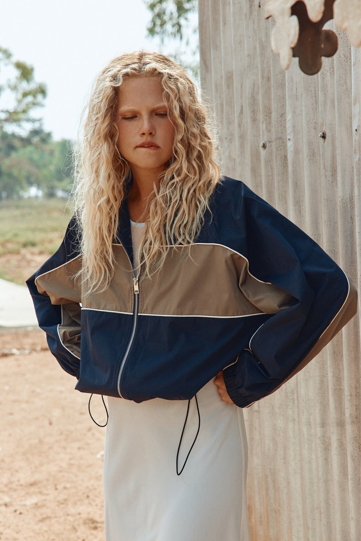 DARCY SPRAY JACKET NAVY
