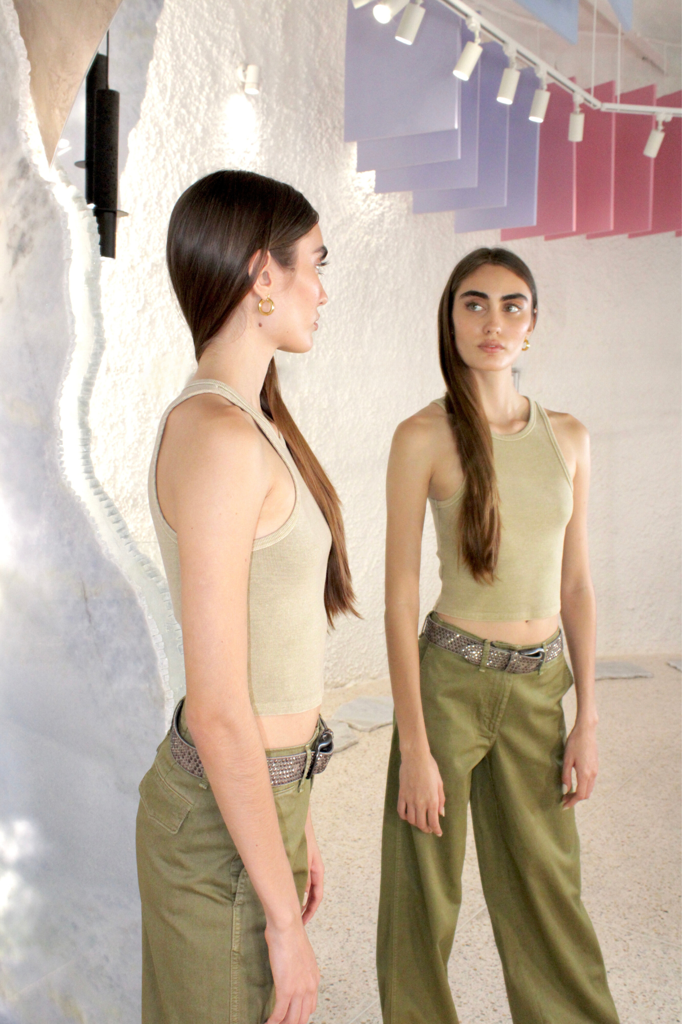 ACID WASHED MUSTARD RIB TANK