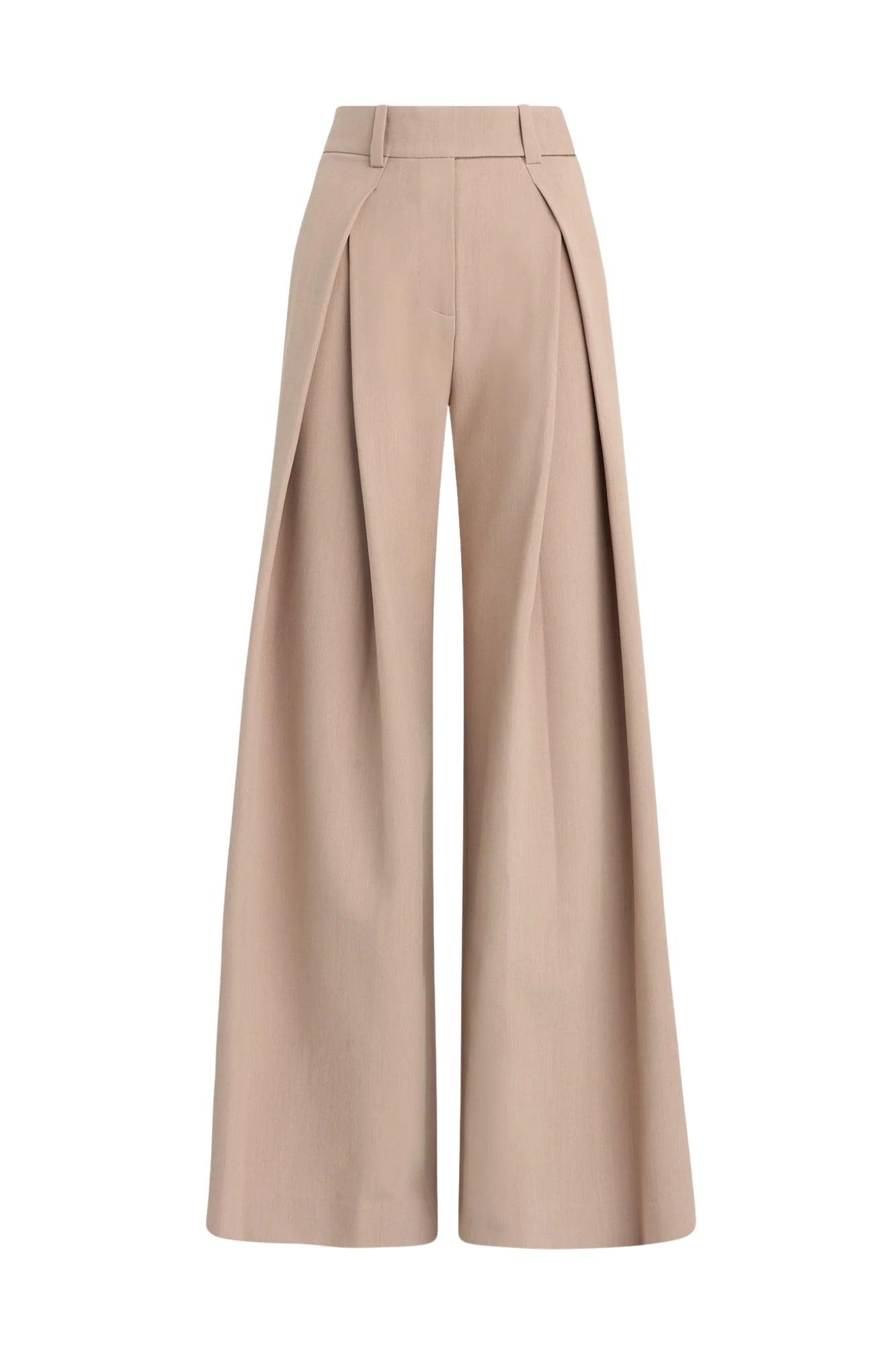 PLEATS FOR DAYS MOCHA PANTS