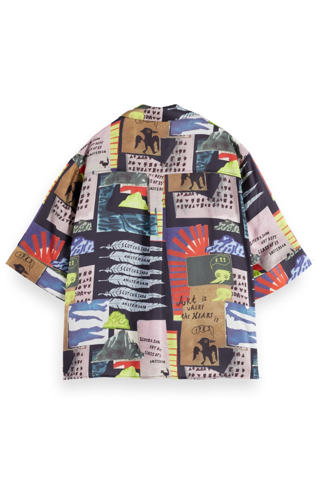 PRINTED SHORT ART DEPT COLLAGE