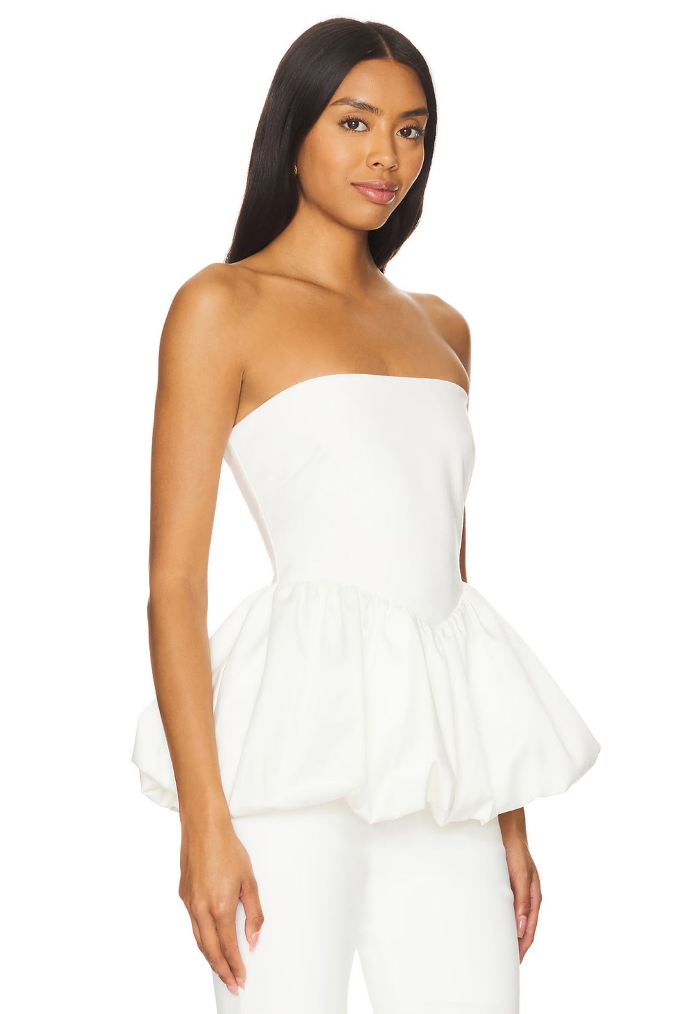 GOLDIE STRAPLESS IVORY TOP