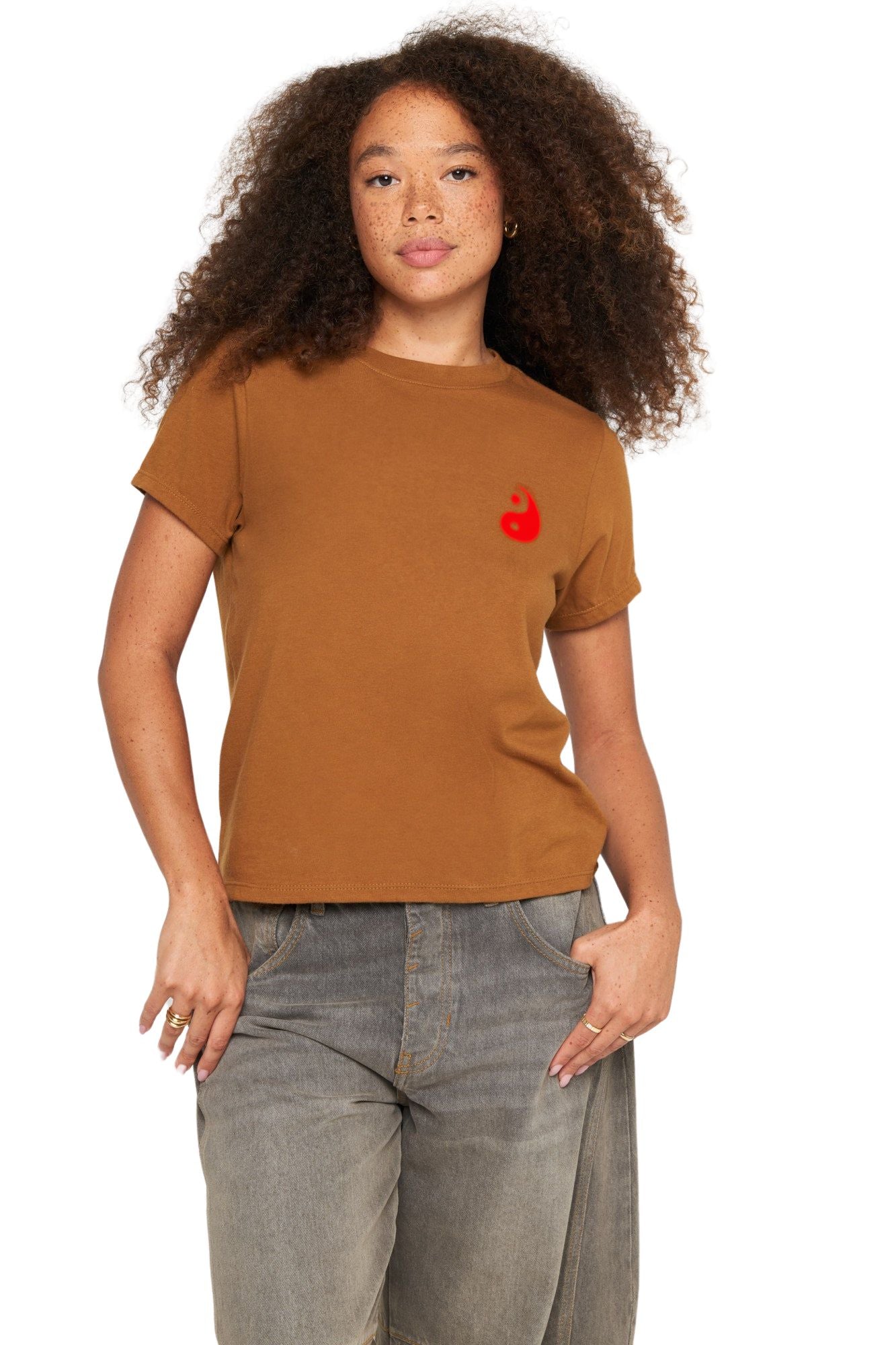 YIN YANG LILA SS TEE