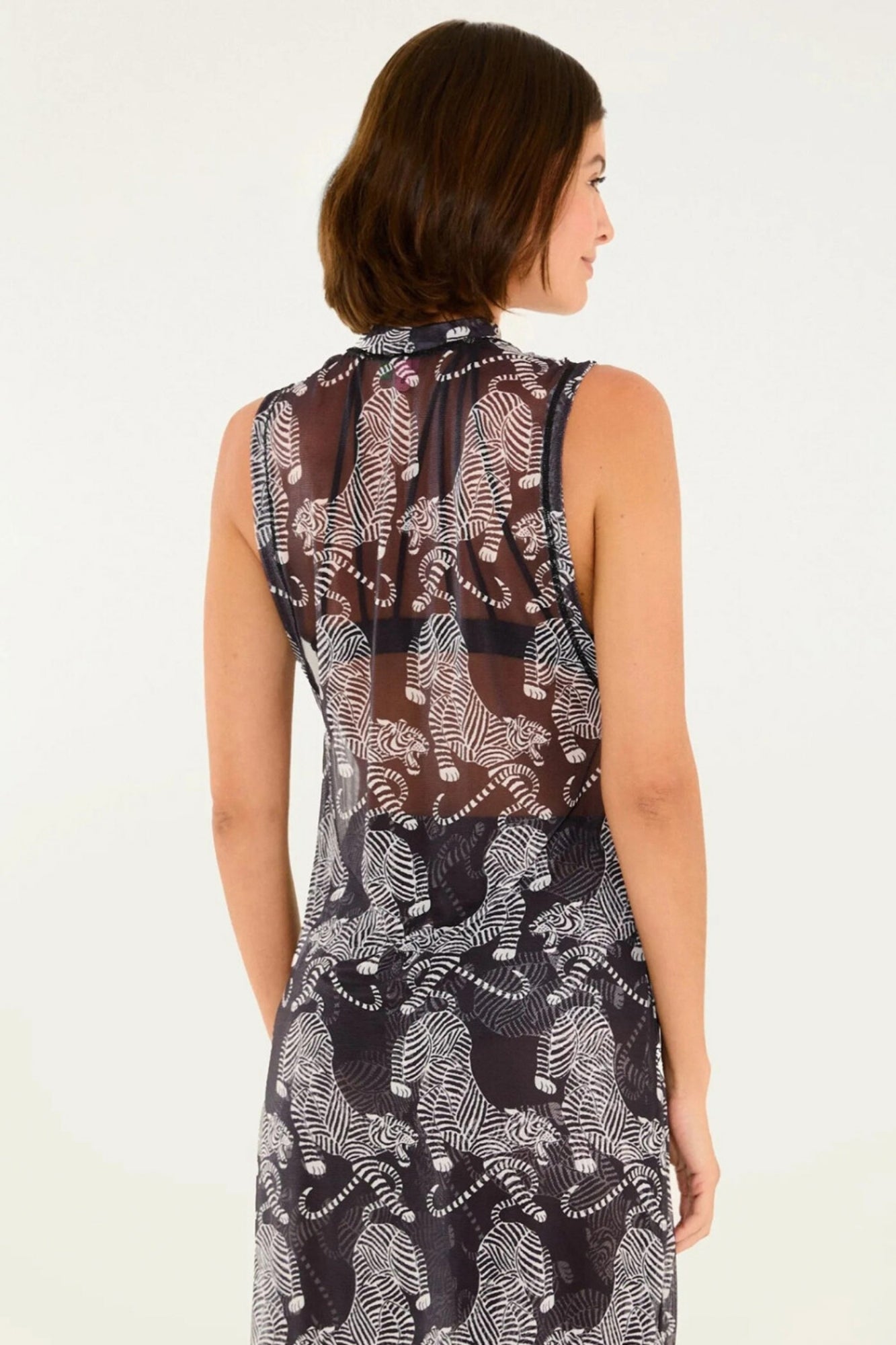 CURTO TULE TIGER DRESS