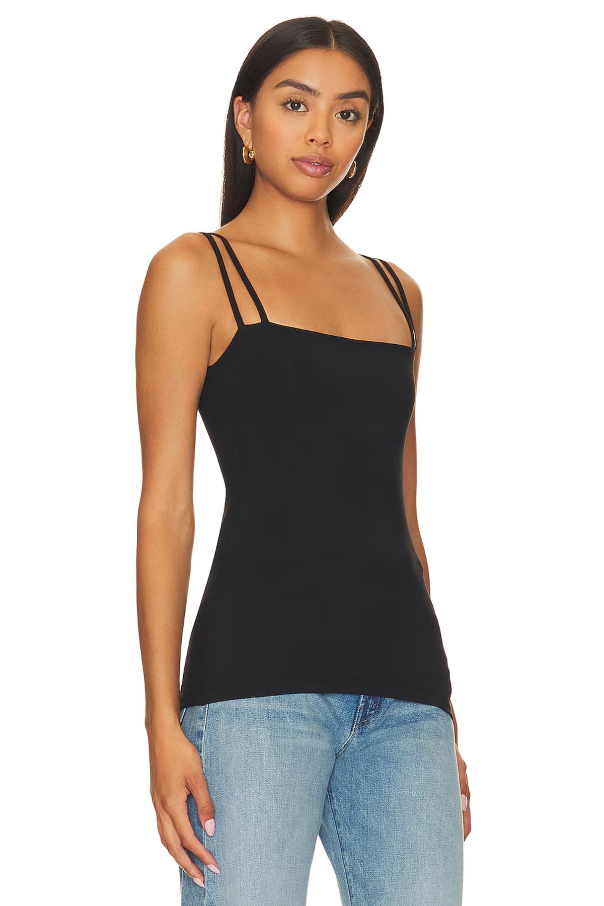 DOUBLE STRING TANK IN BLACK