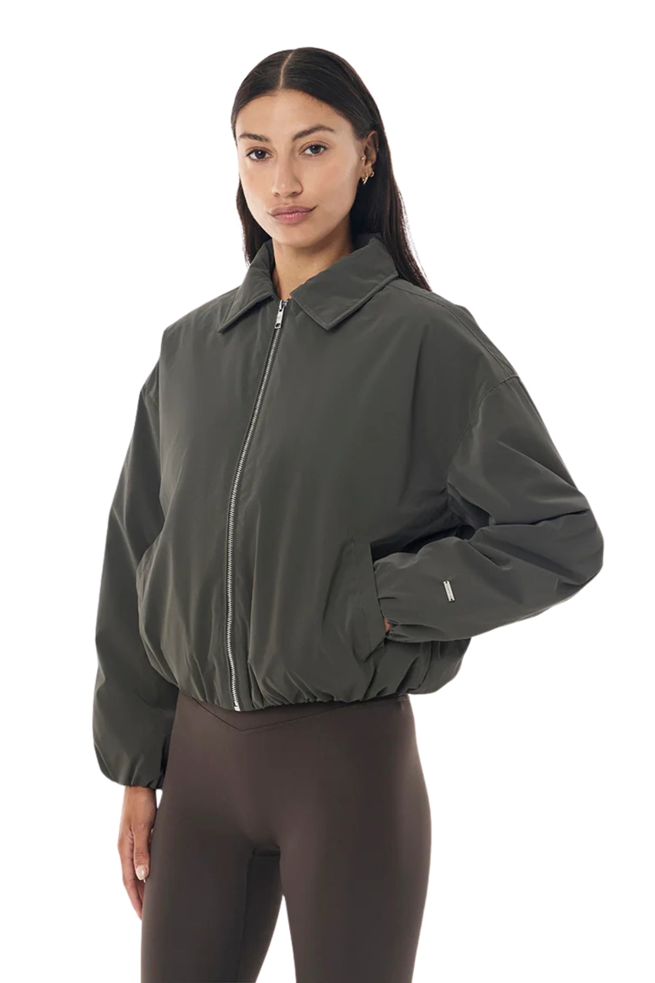 STUDIO JACKET IN DARK OLIVE