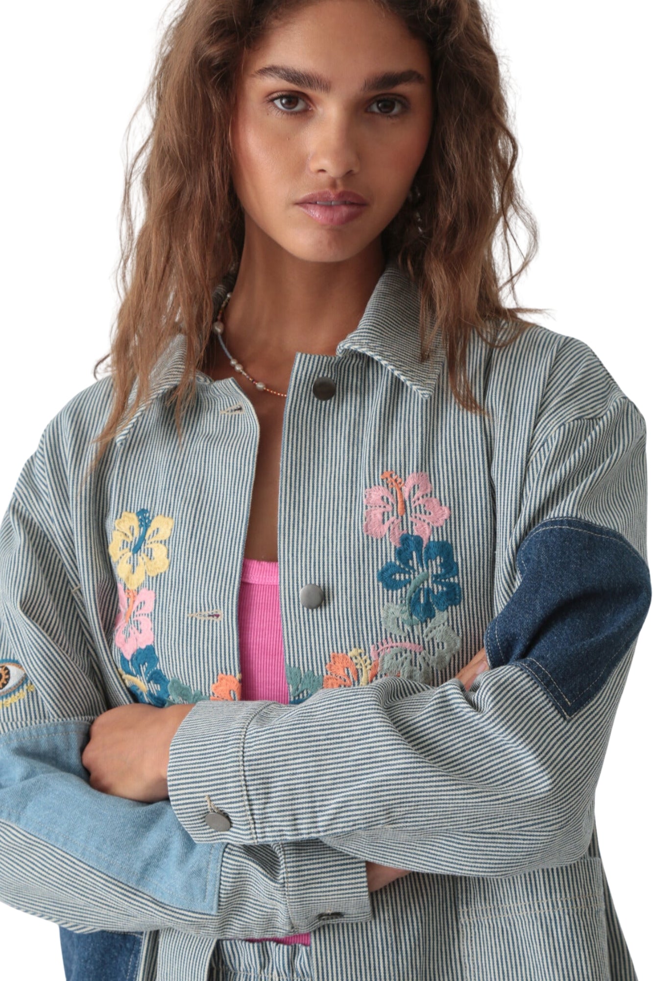 CHORE JACKET STRIPE INDIGO