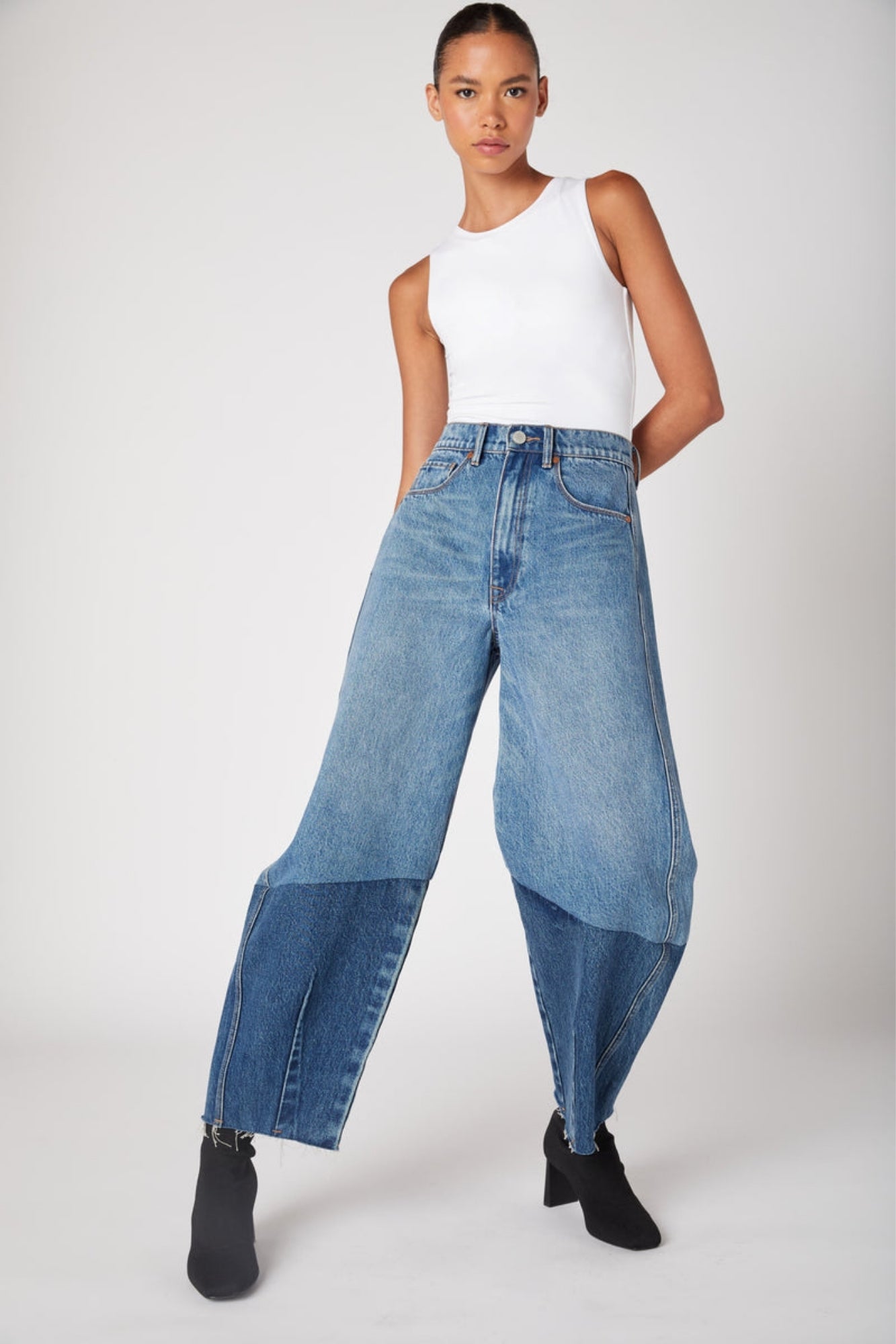 BACKUP DANCER PATCHWORK DENIM