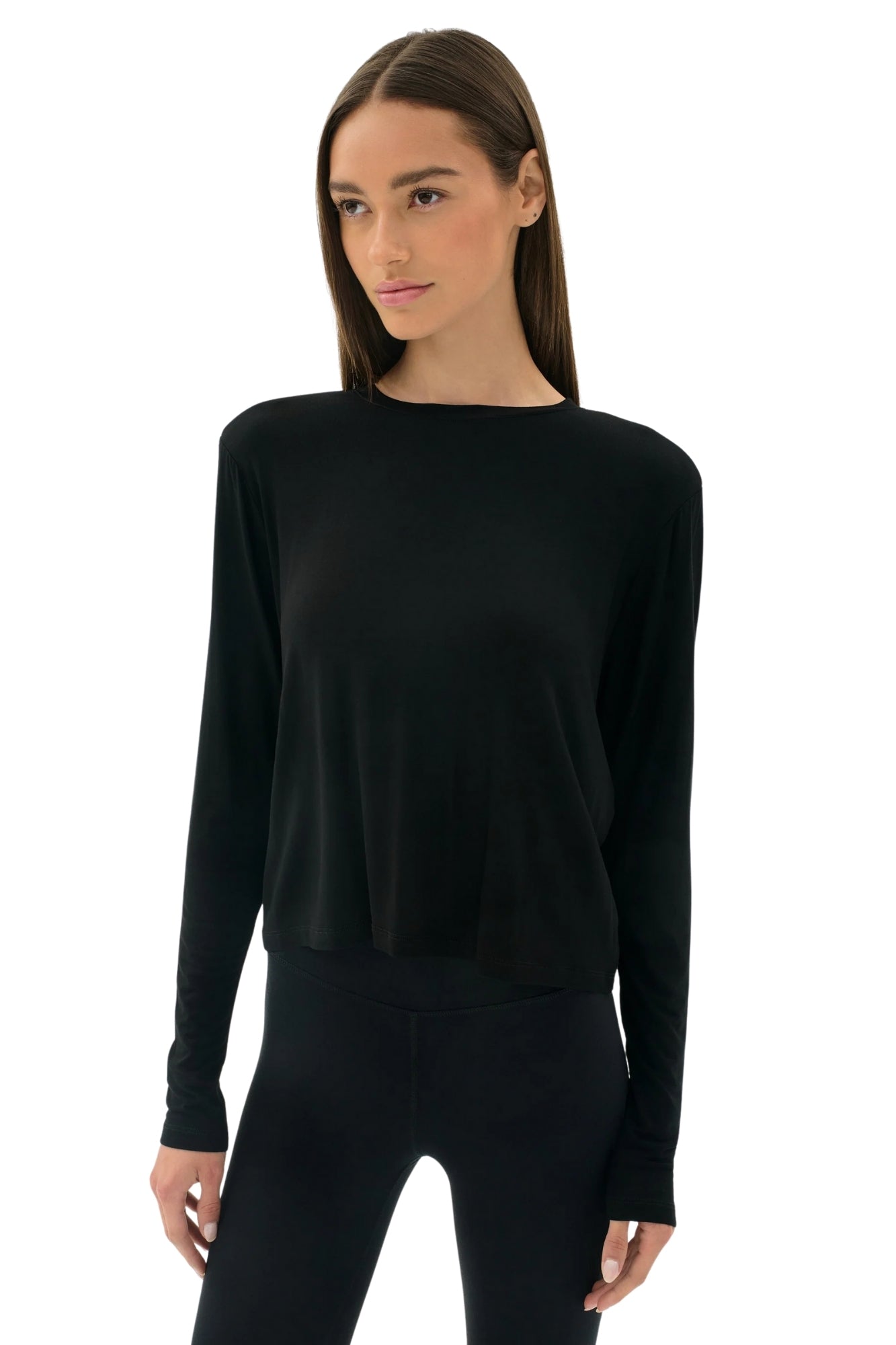 DJUNA BLACK LONG SLEEVE