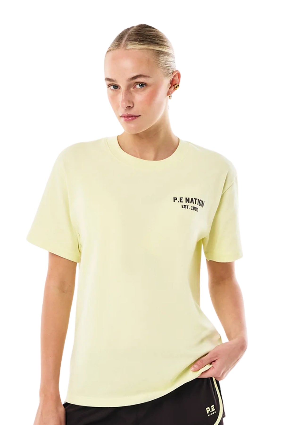 PHANTOM RELAXED TEE IN SOFT YELLOW