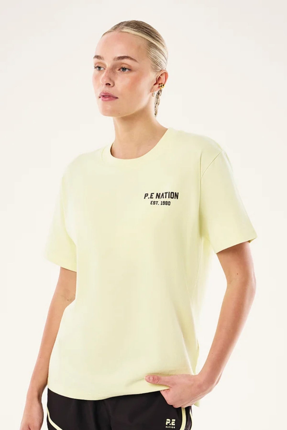 PHANTOM RELAXED TEE IN SOFT YELLOW