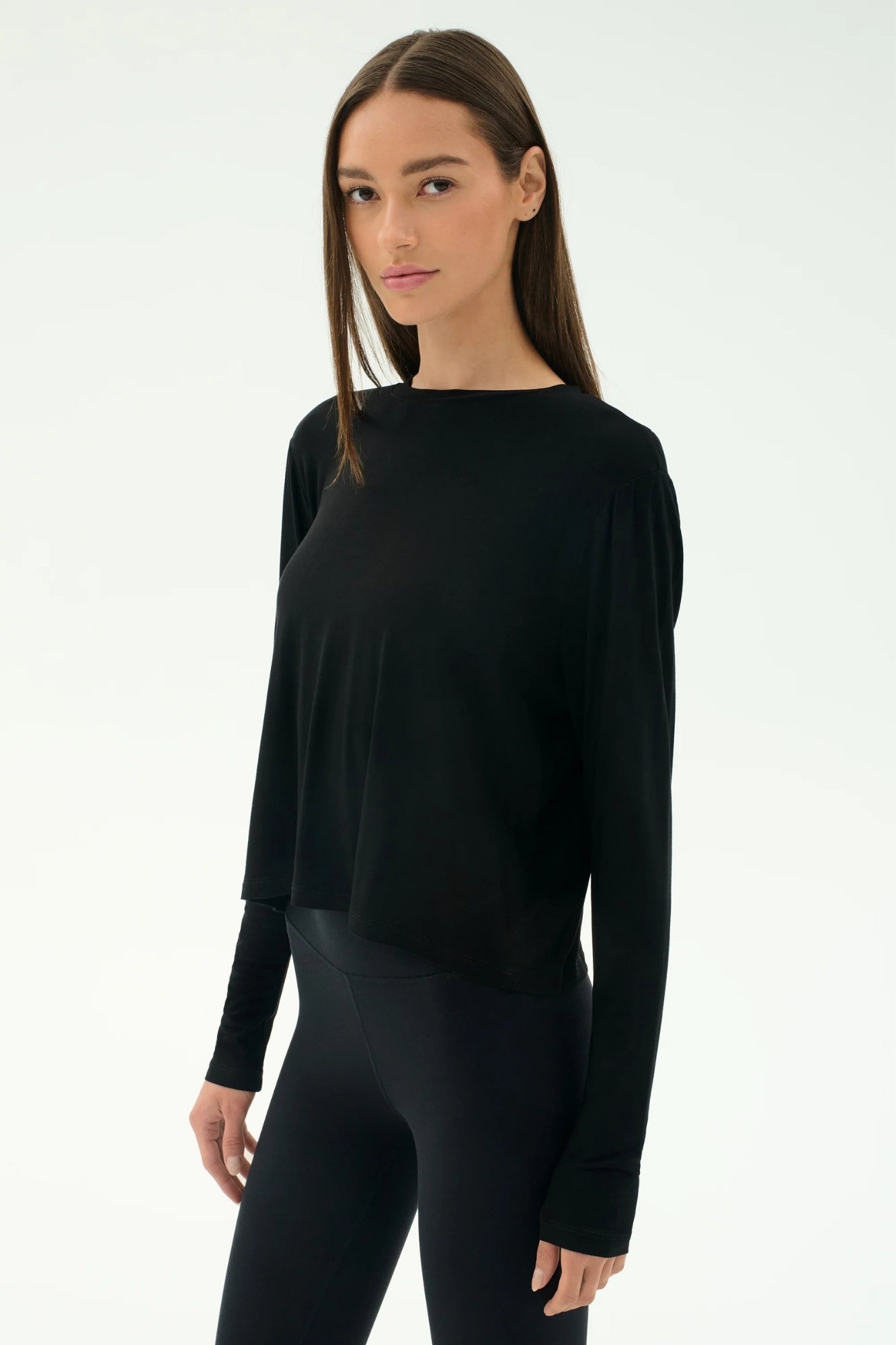 DJUNA BLACK LONG SLEEVE