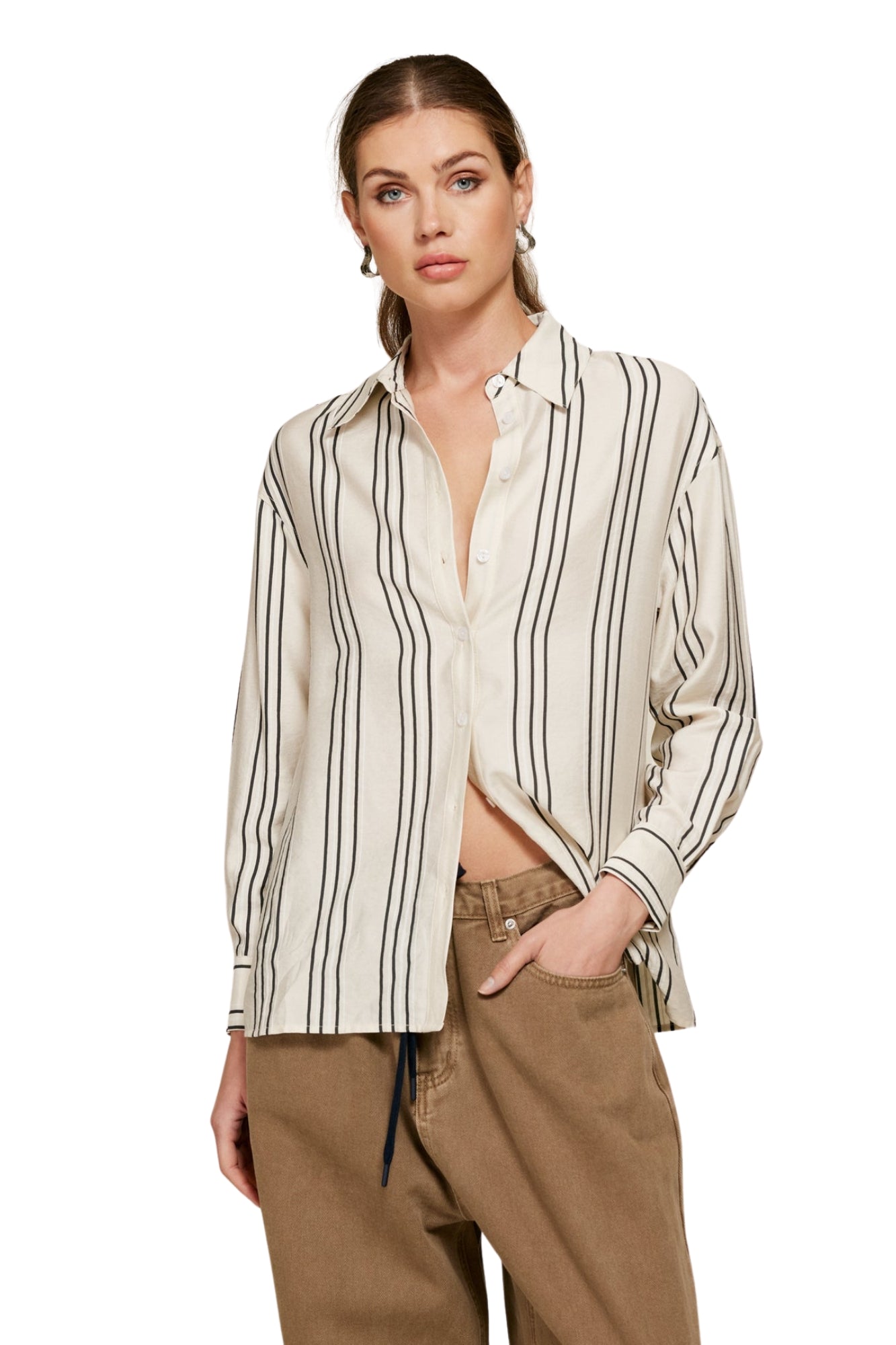 FREDDIE STRIPE BUTTON DOWN