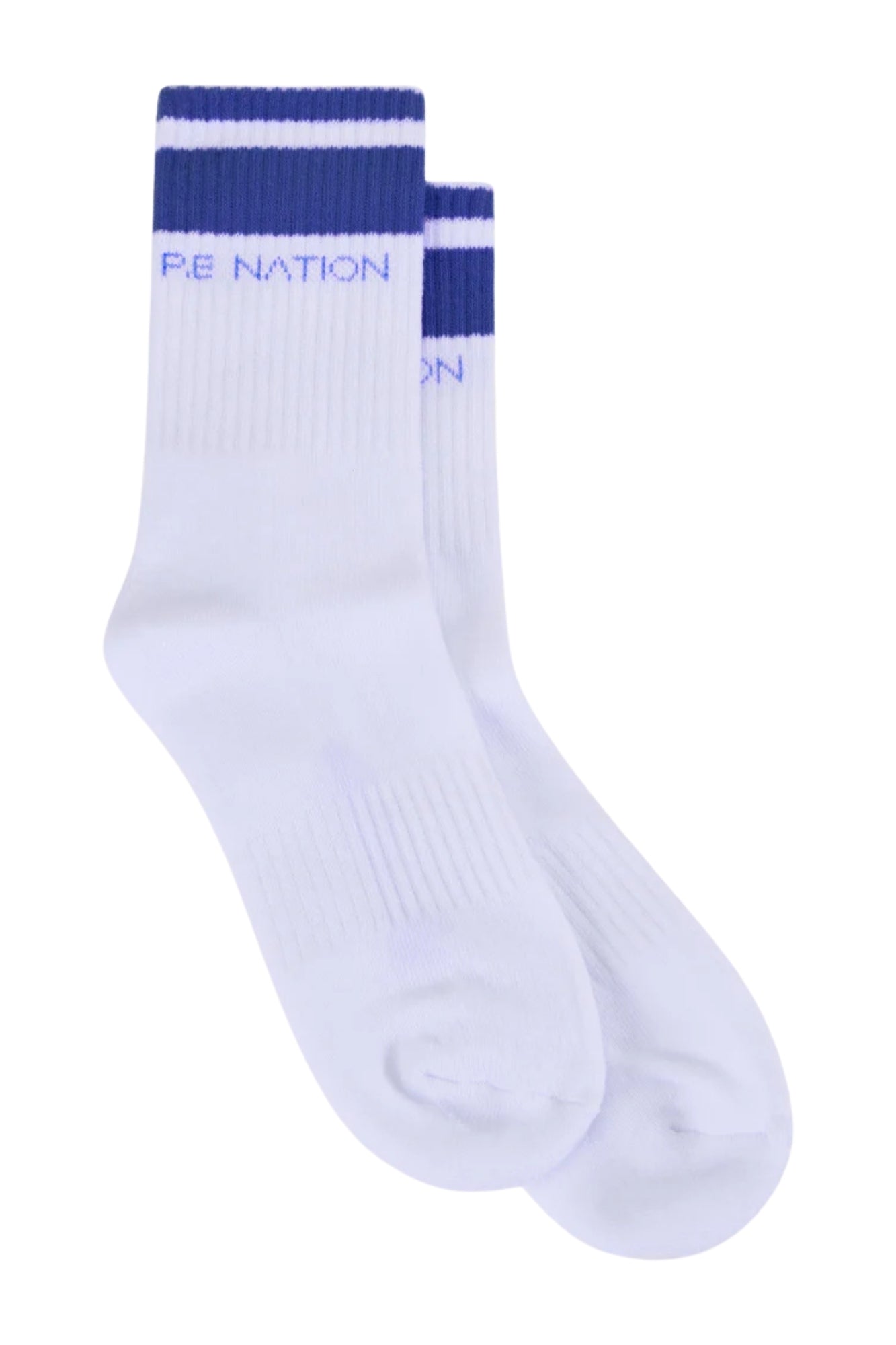 HOMAGE SOCK IN NAVY AND OPTIC WHITE