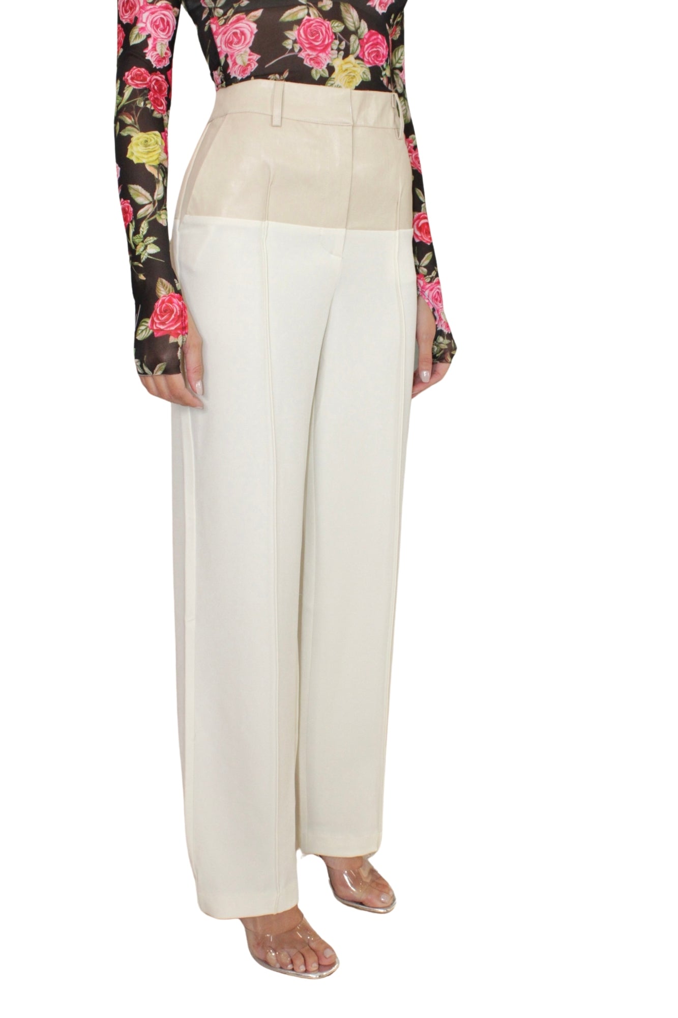 BEIGE COMBO TROUSER