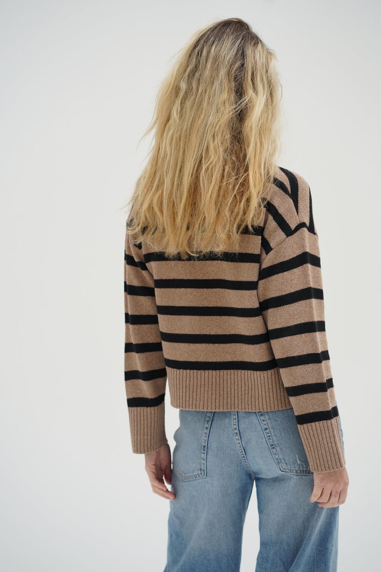 PIPER CARDIGAN CAFE STRIPE SET