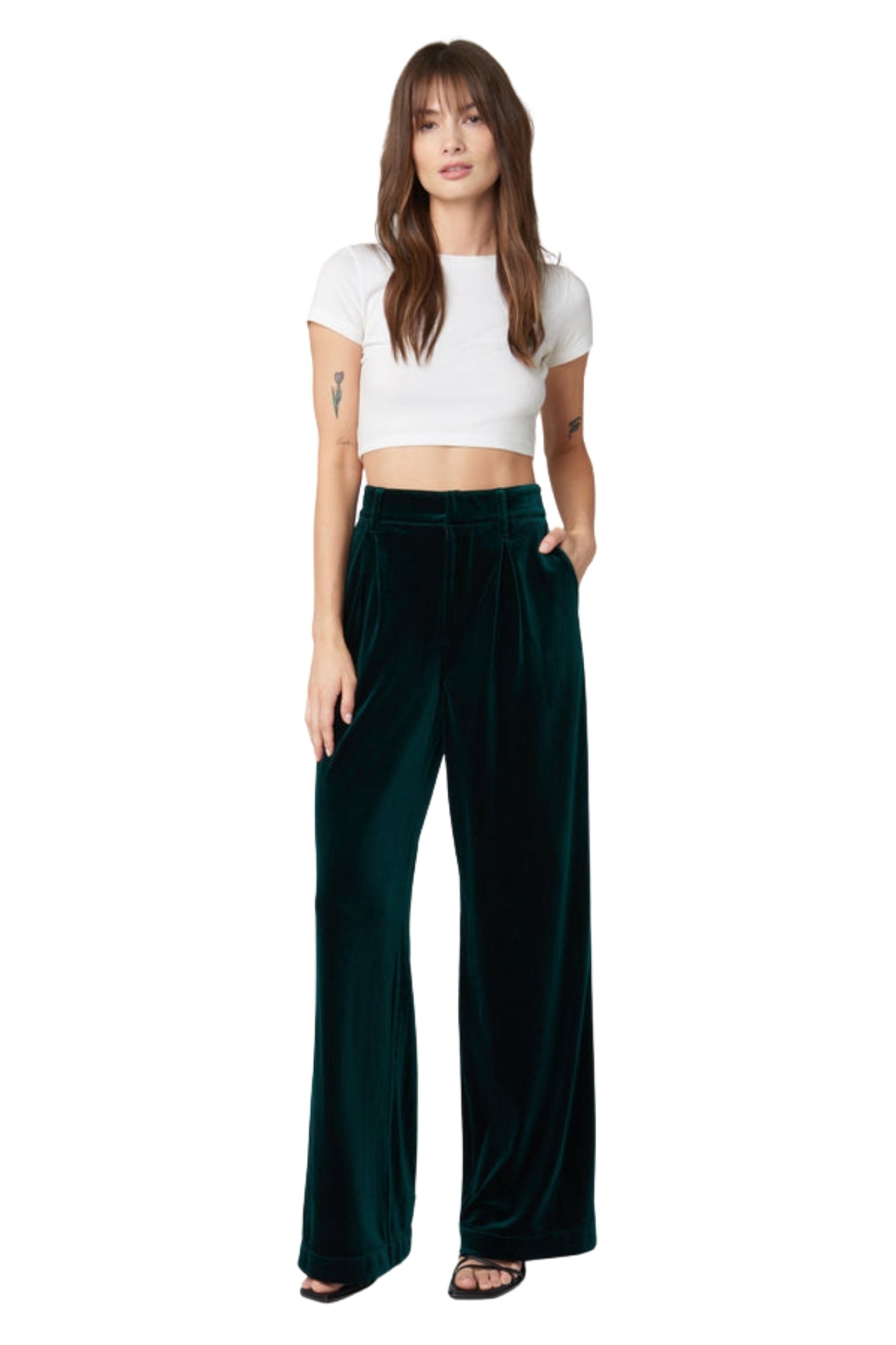 STREET SMART VELVET TROUSER