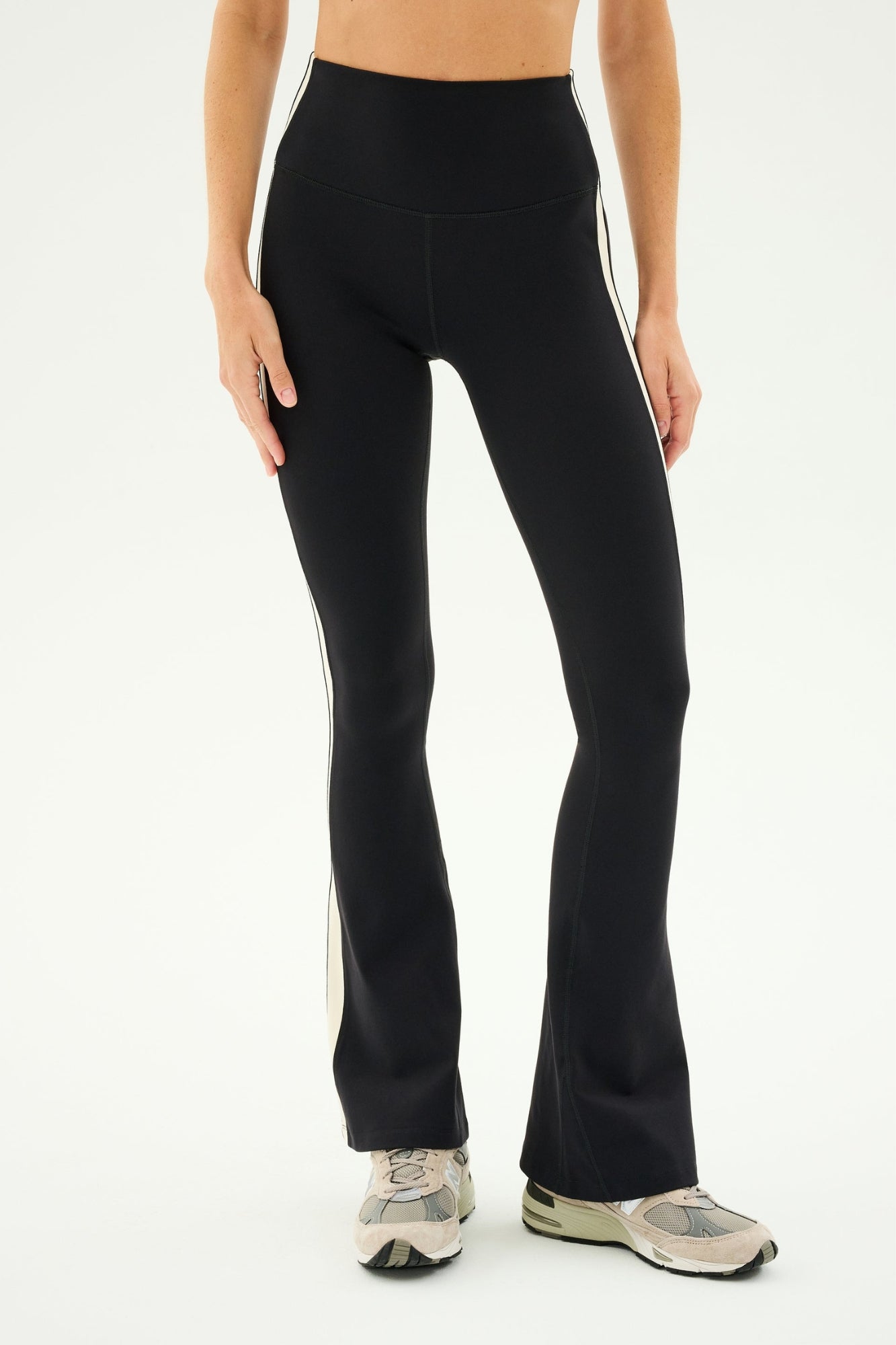 RAQUEL HIGH WAISTBLACK CREME BLACK SUPPLEX LEGGING