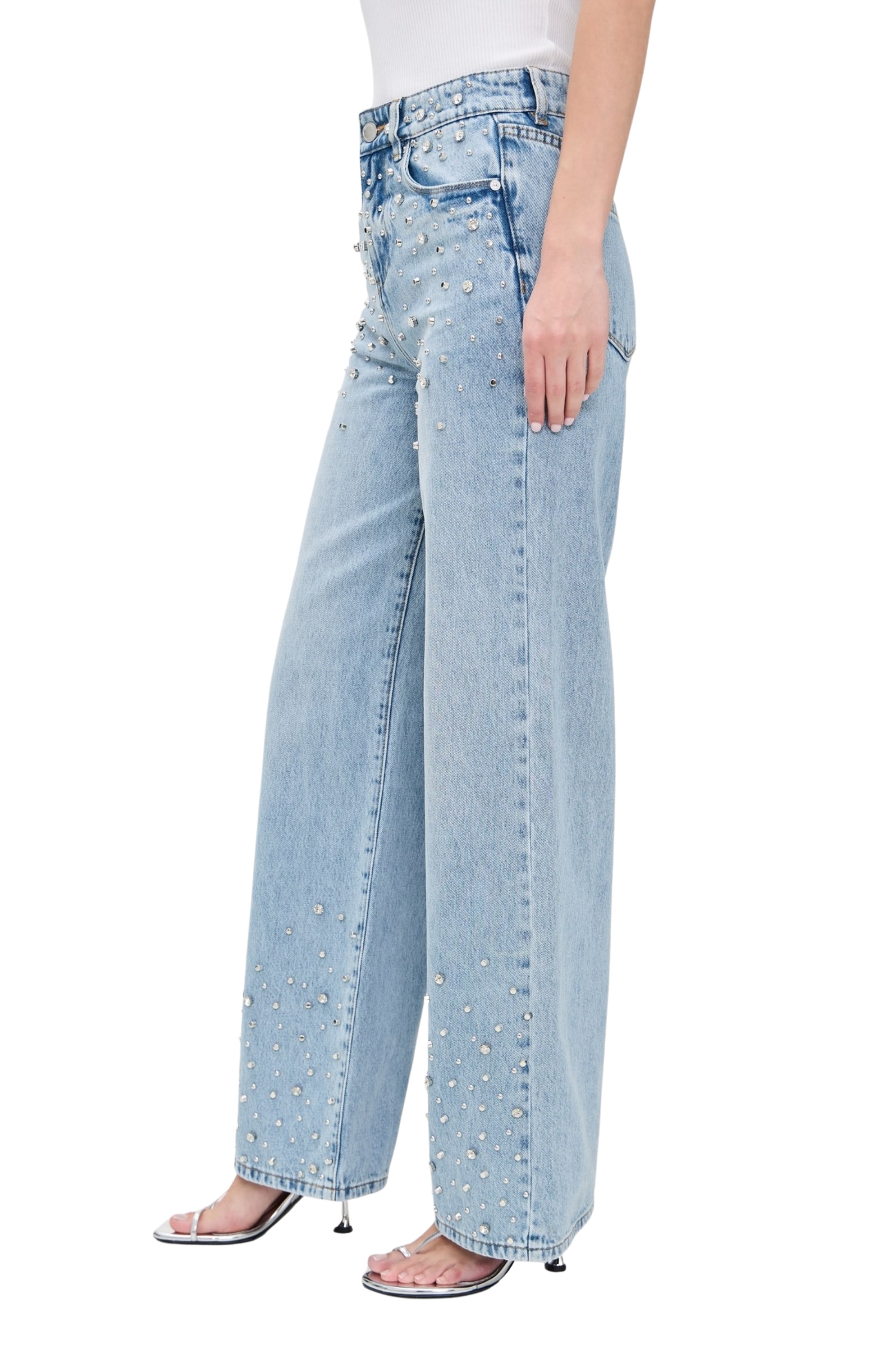 DIAMONDS IN THE SKY TRUCKER JEANS