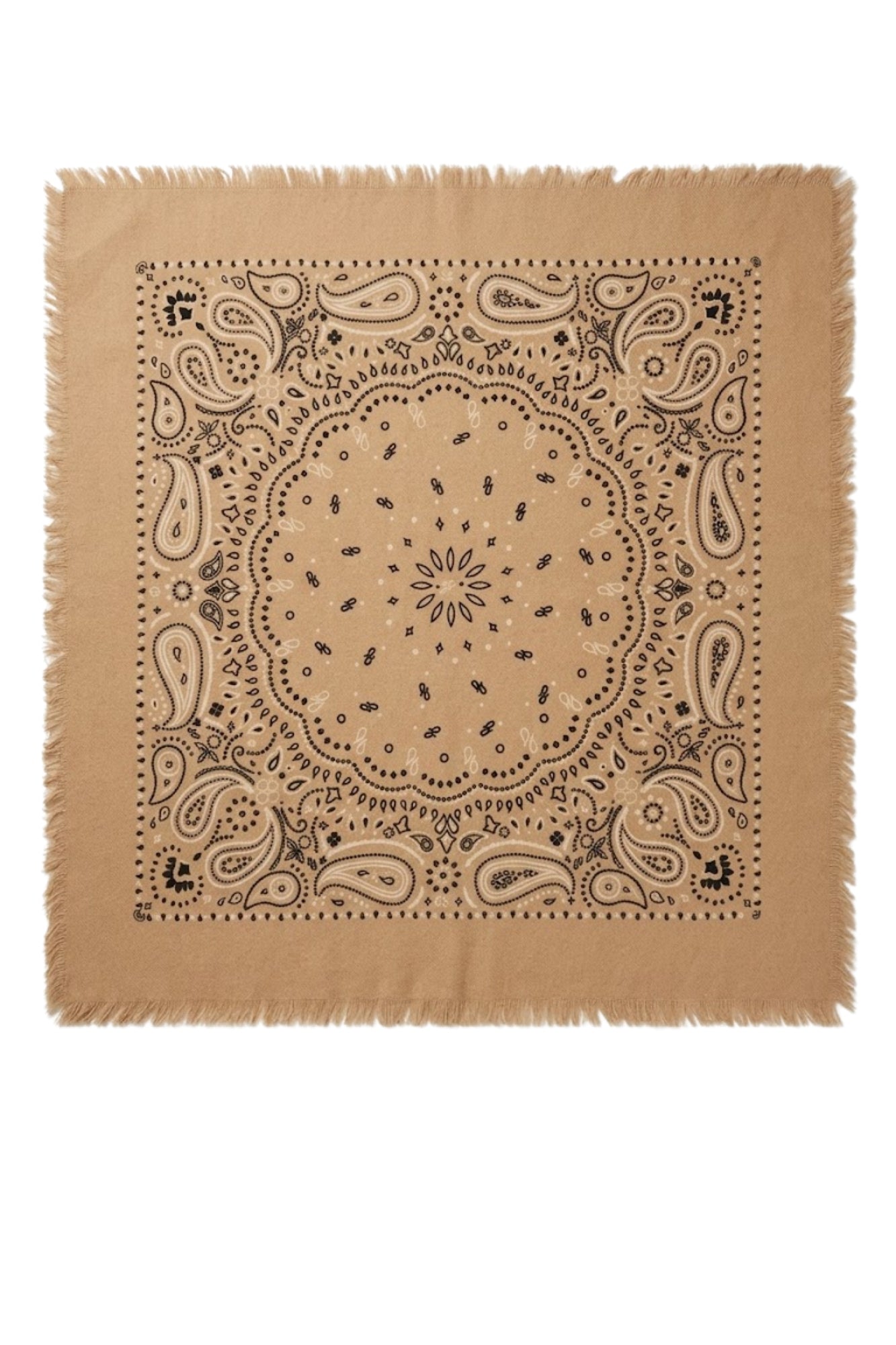 LUCKY LUCK SCARF IN CAMEL