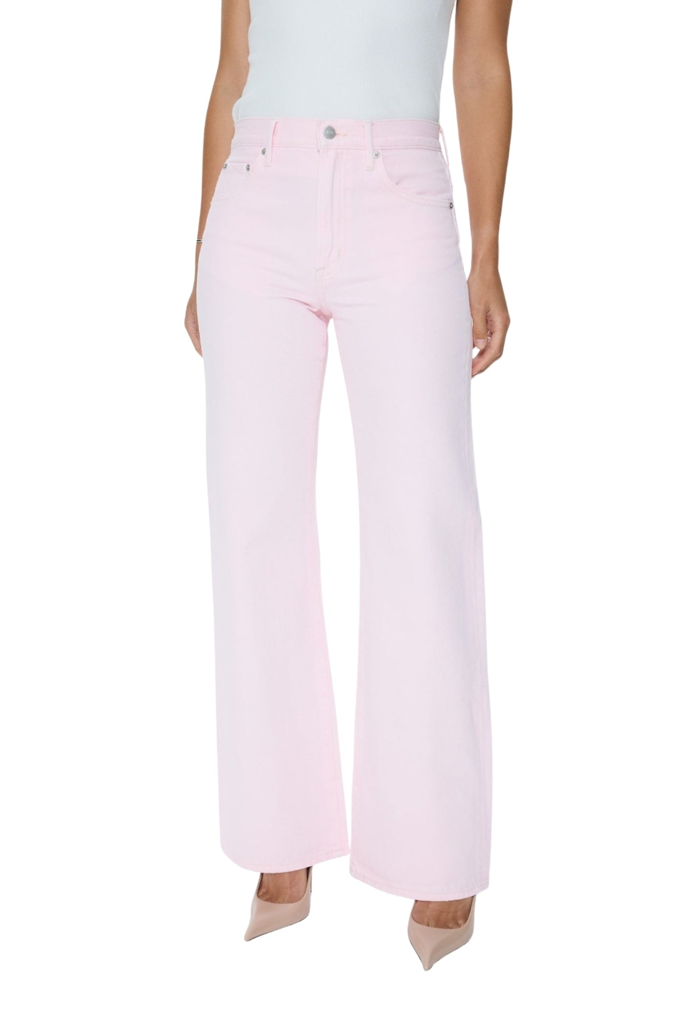 LARSEN RELAXED FLARE JEAN BLUSH