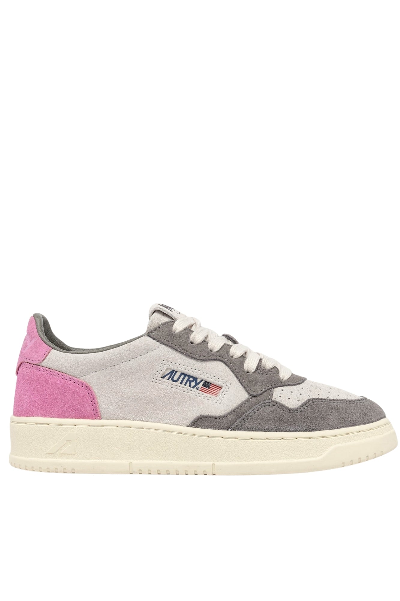 MEDALIST LOW TRICOLOR SNEAKERS IN BARBIE AND LAVAGNA AND PINK SUEDE