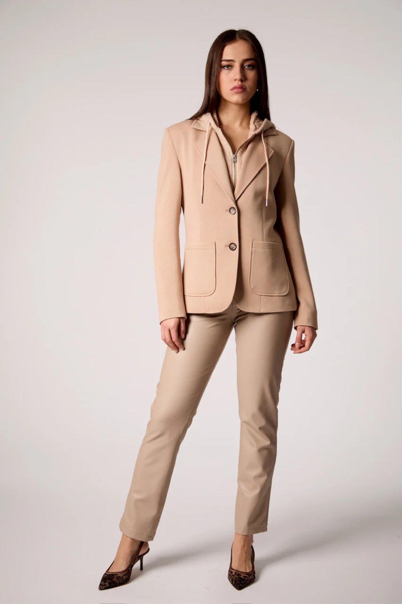 TOASTY CABLE KNIT BLAZER