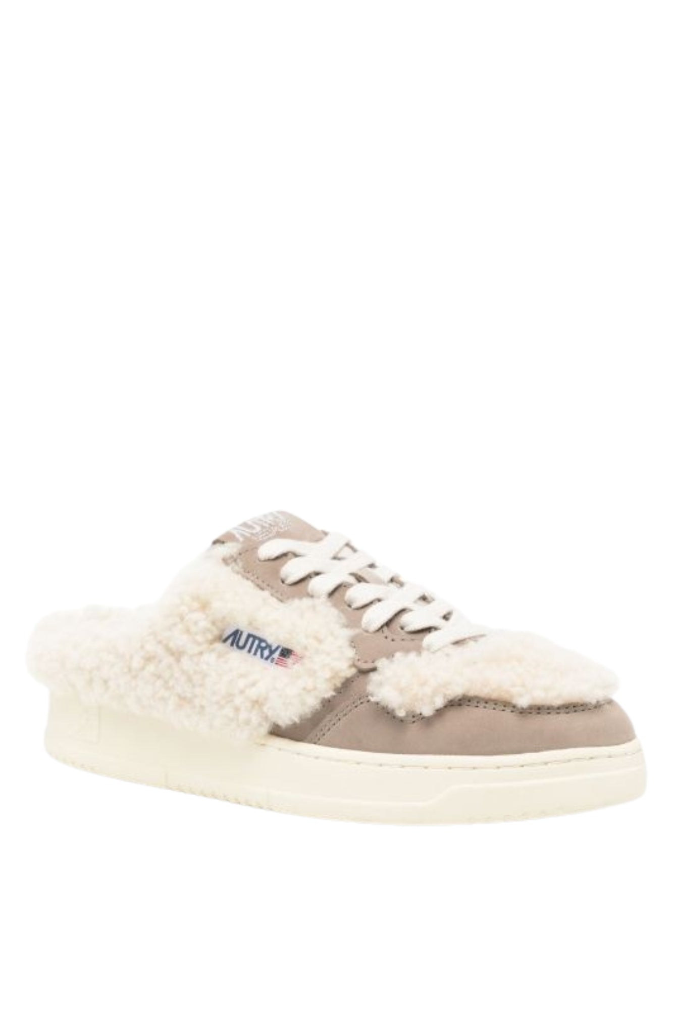 MULE LOW NABUK SHEARLING LEATHER