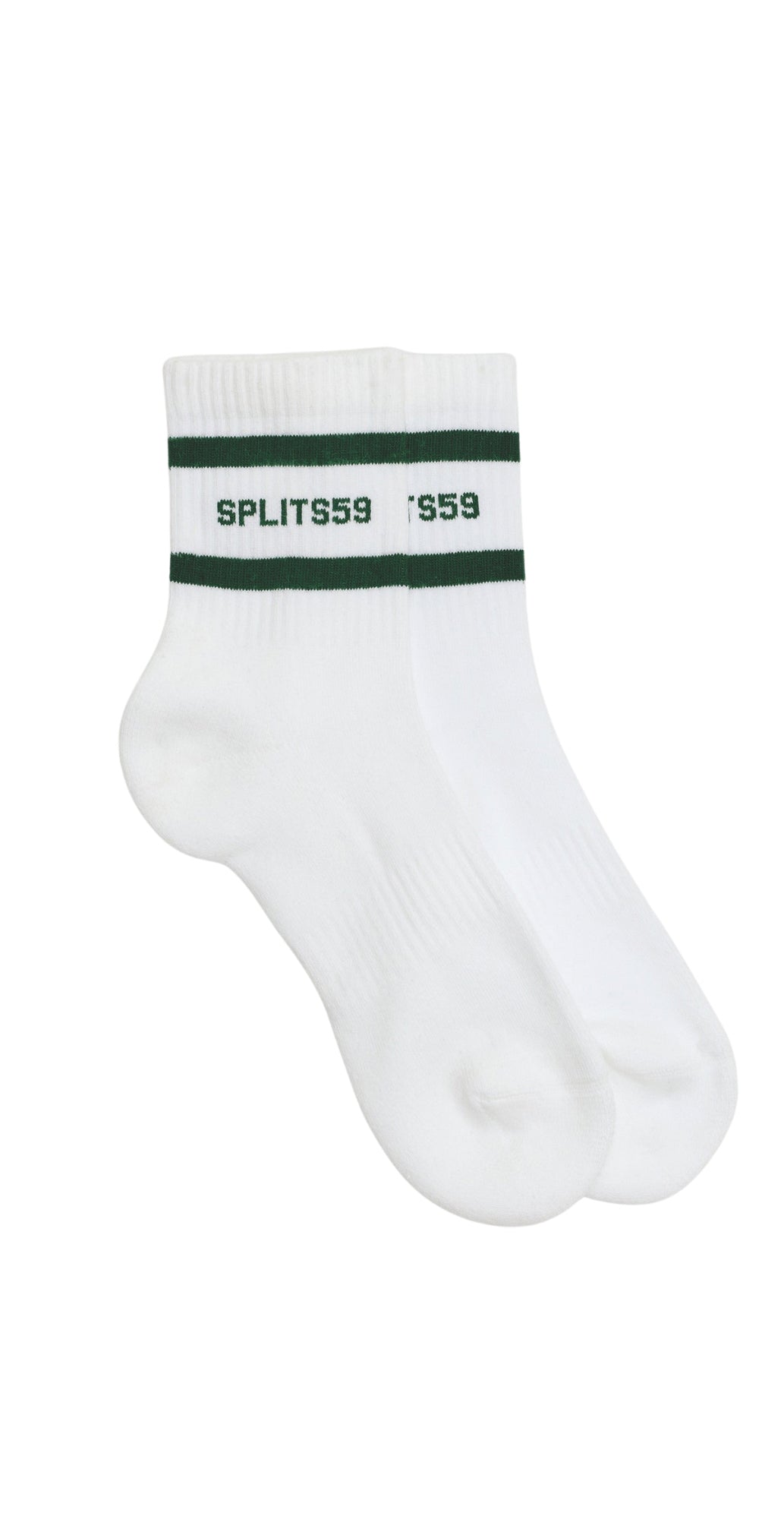 LOGO STRIPED MILITARY WHITE SOCK