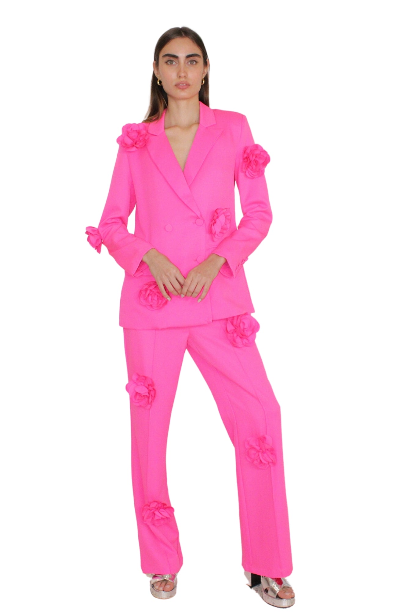 LET IT BE ROSETTE HOT PINK SET