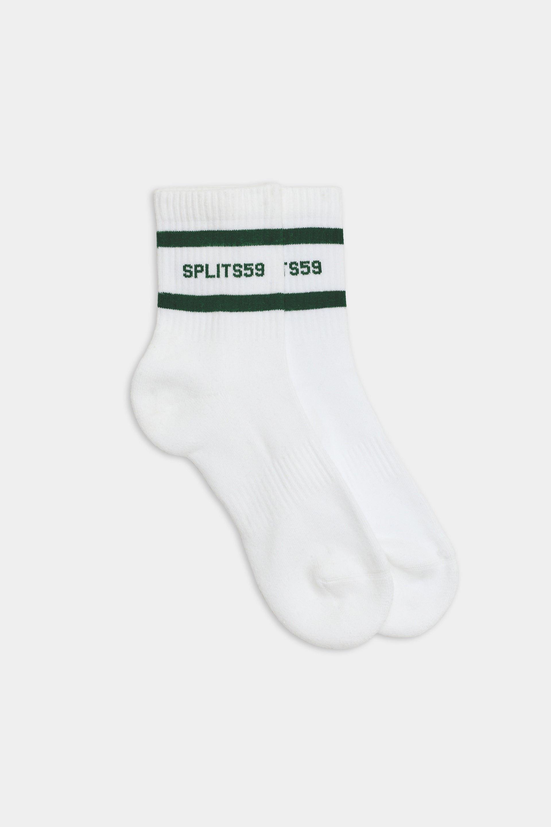 LOGO STRIPED MILITARY WHITE SOCK