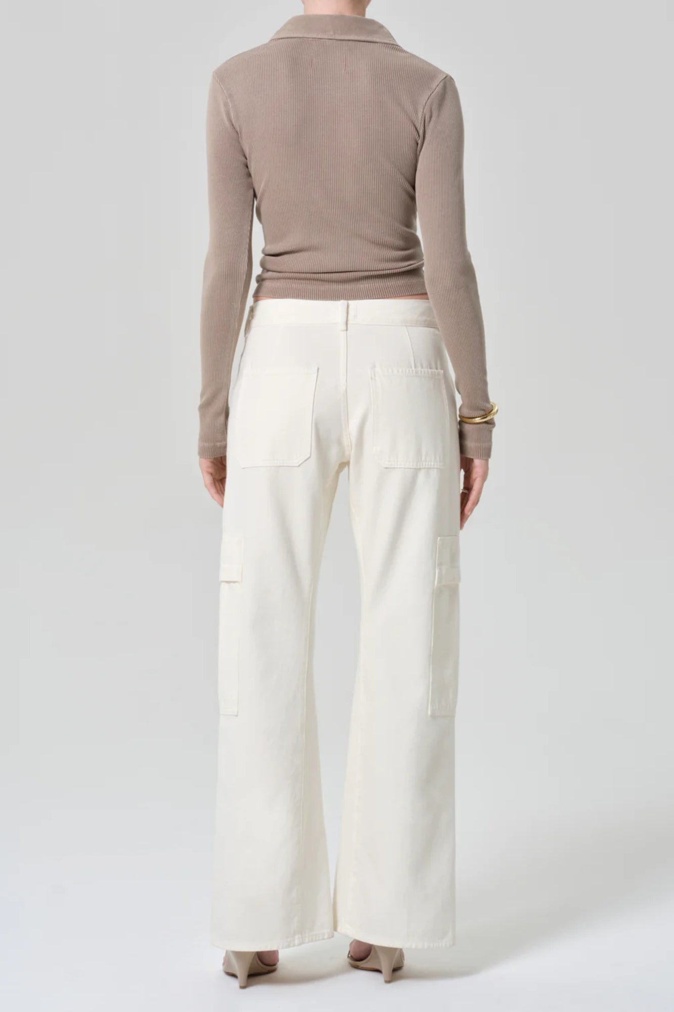 SIENNA RELAXED UTILITY CREAM PANT