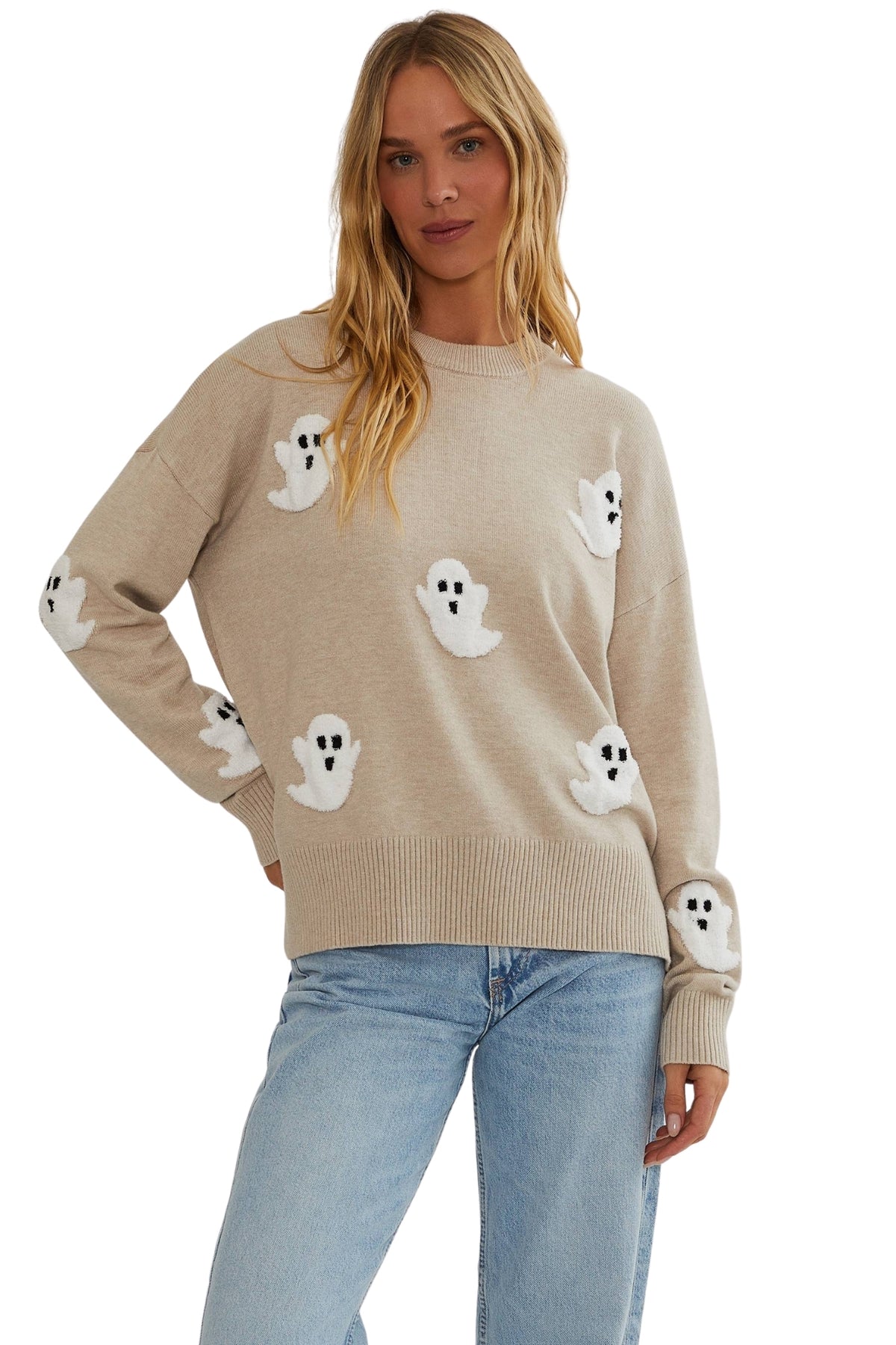 CALLIE SWEATER HEATHERED BOOS